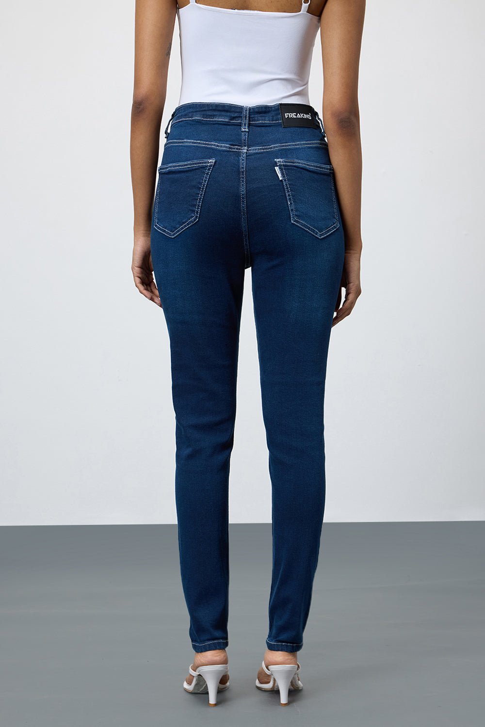 Dark Blue Women's Skinny Jeans