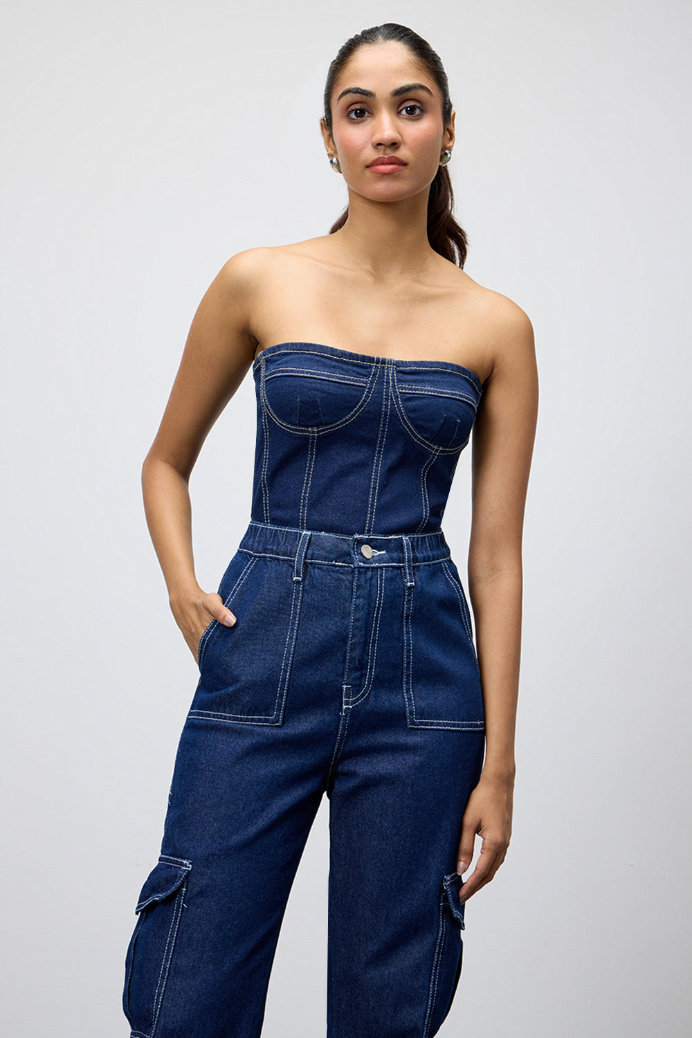 Midnight Dark Women's Bodysuit Top