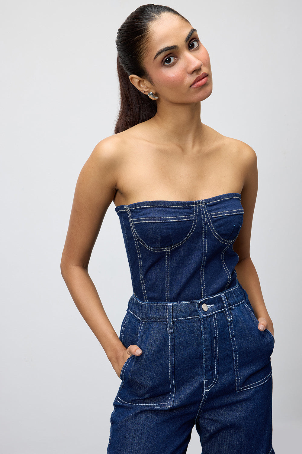 Midnight Dark Women's Bodysuit Top