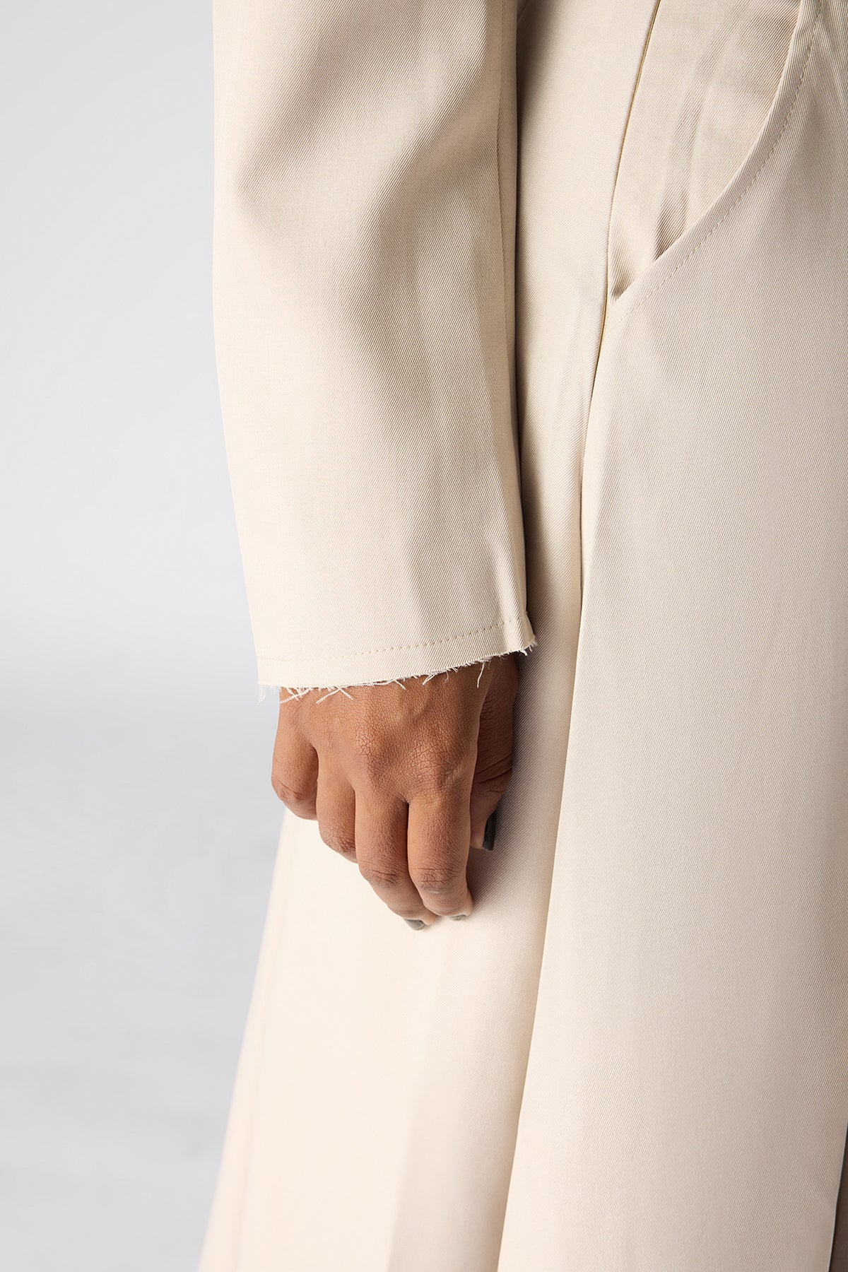 The 9 To 5 Essential Cropped Blazer- Beige