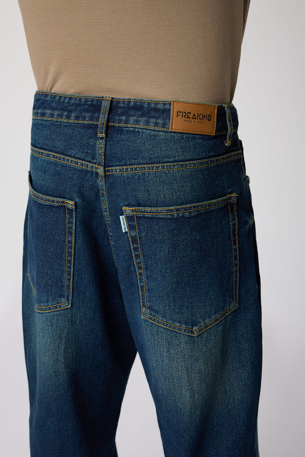 Deep Sea Men's Baggy Straight Fit Jeans