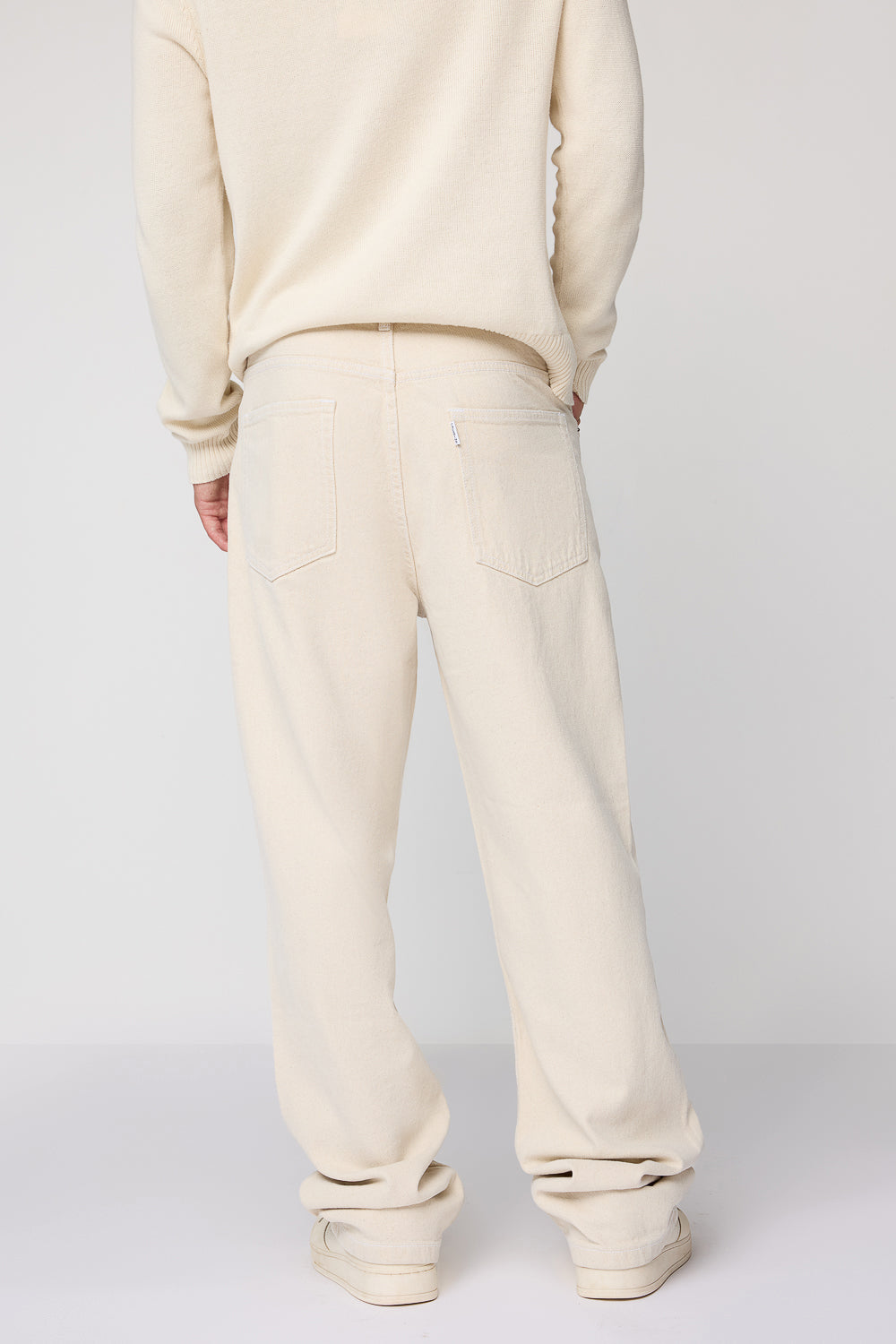 Ivory Men's Baggy Straight Fit Jeans