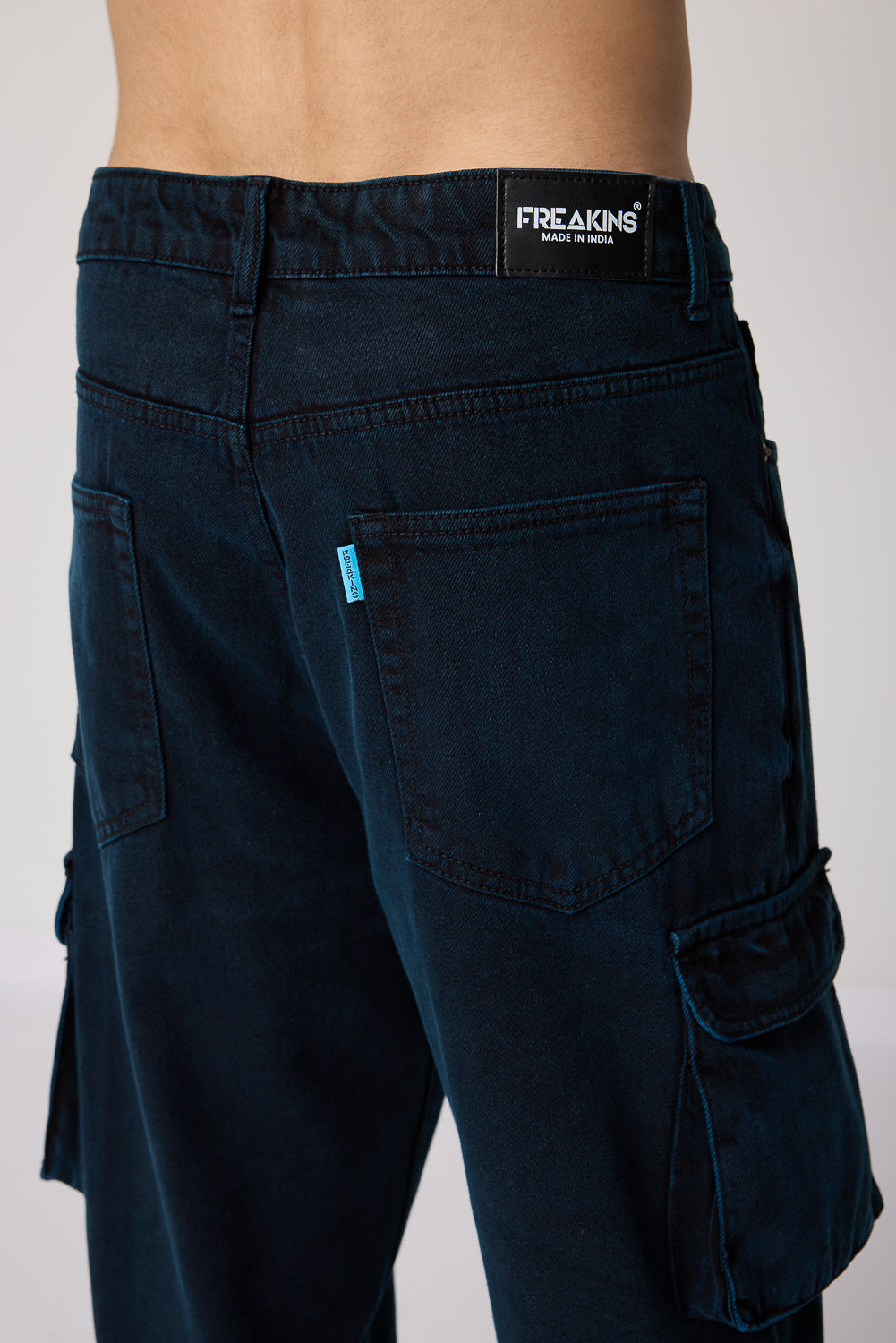 Sea Moss Utility Men's Baggy Straight Cargo Jeans