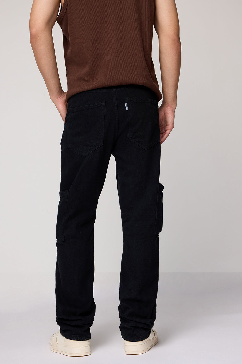 Ash Utility Men's Straight Cargo Jeans