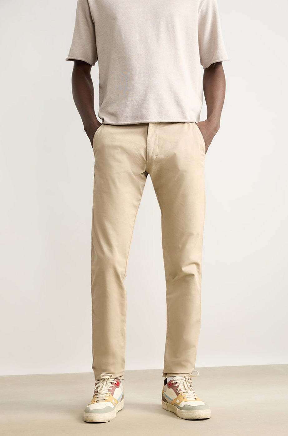 Men's Ecru Summer Pants