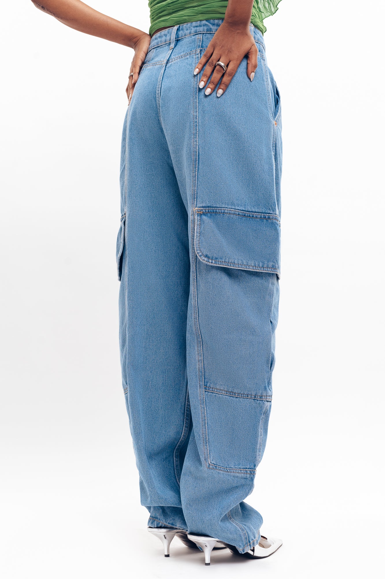 Pocket cargo jeans