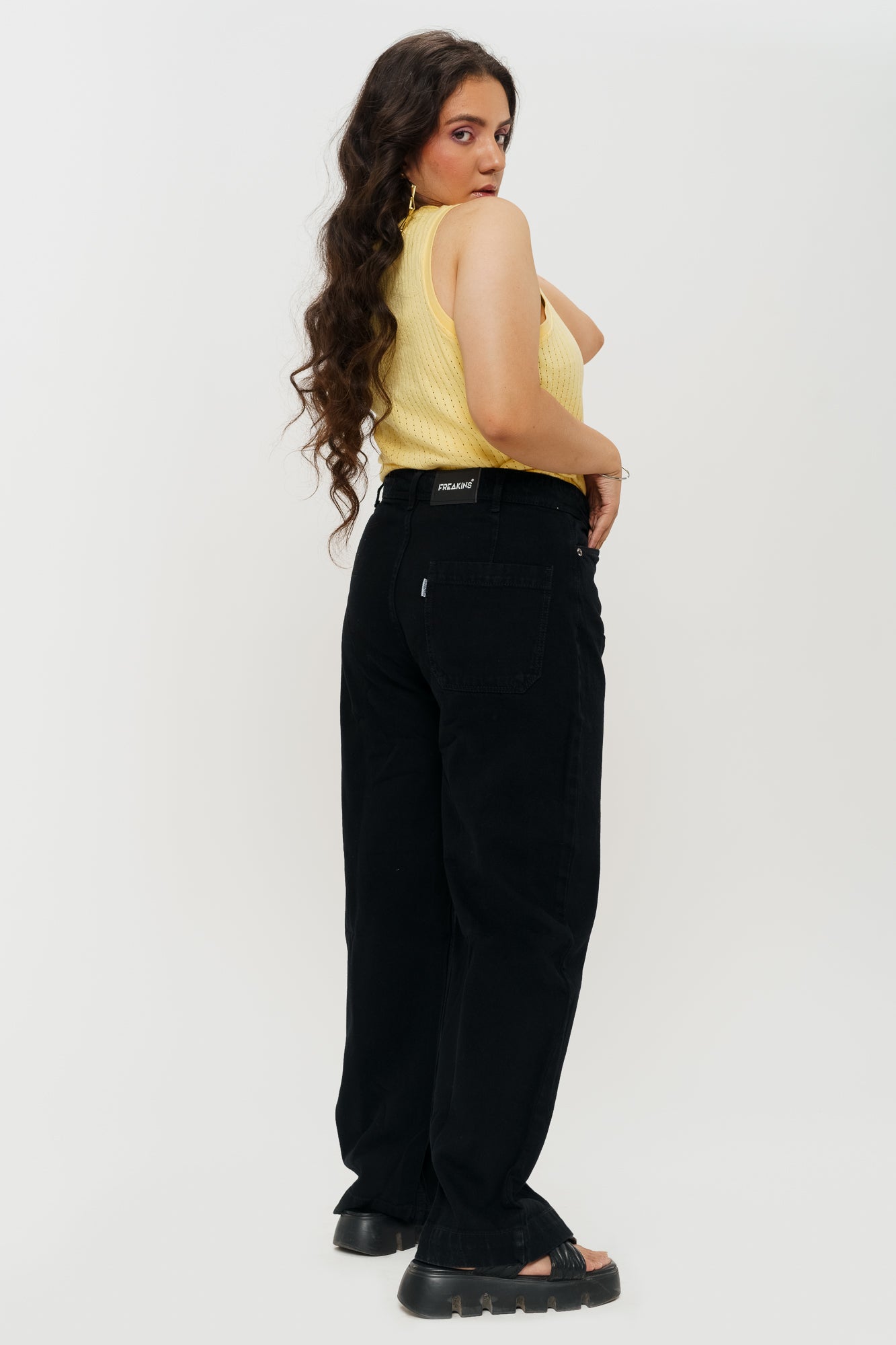 Black Women's Straight Jeans
