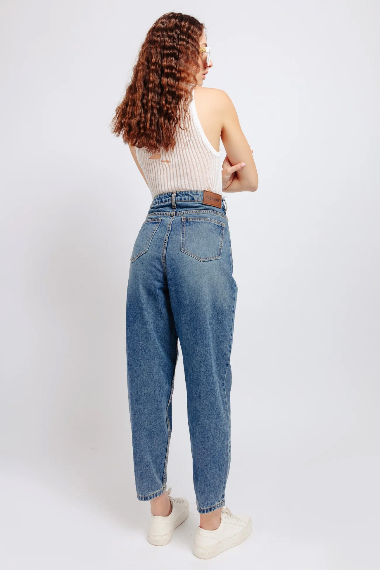Blue Women's Slouchy Jeans