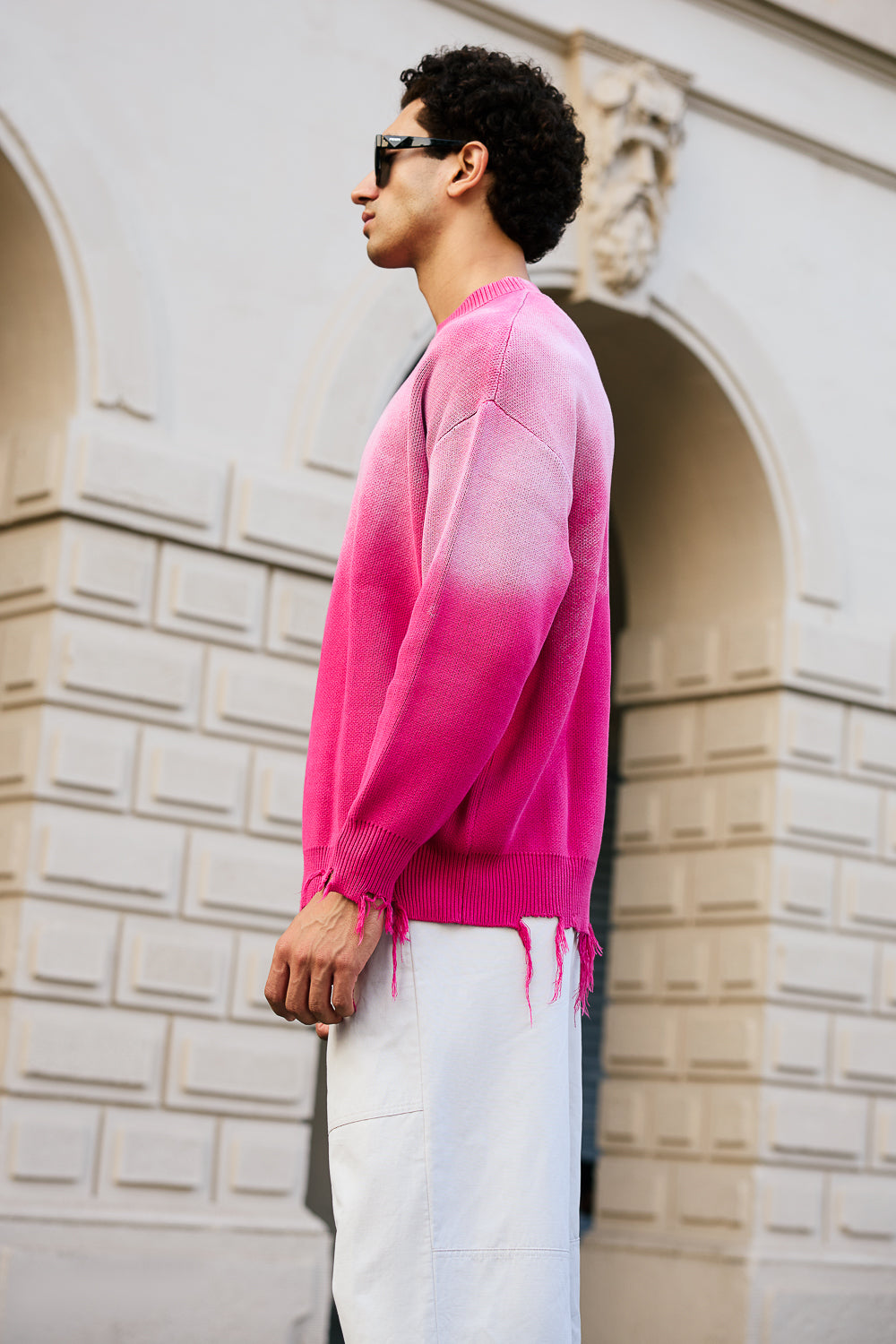Men's Faded Pink Jumper
