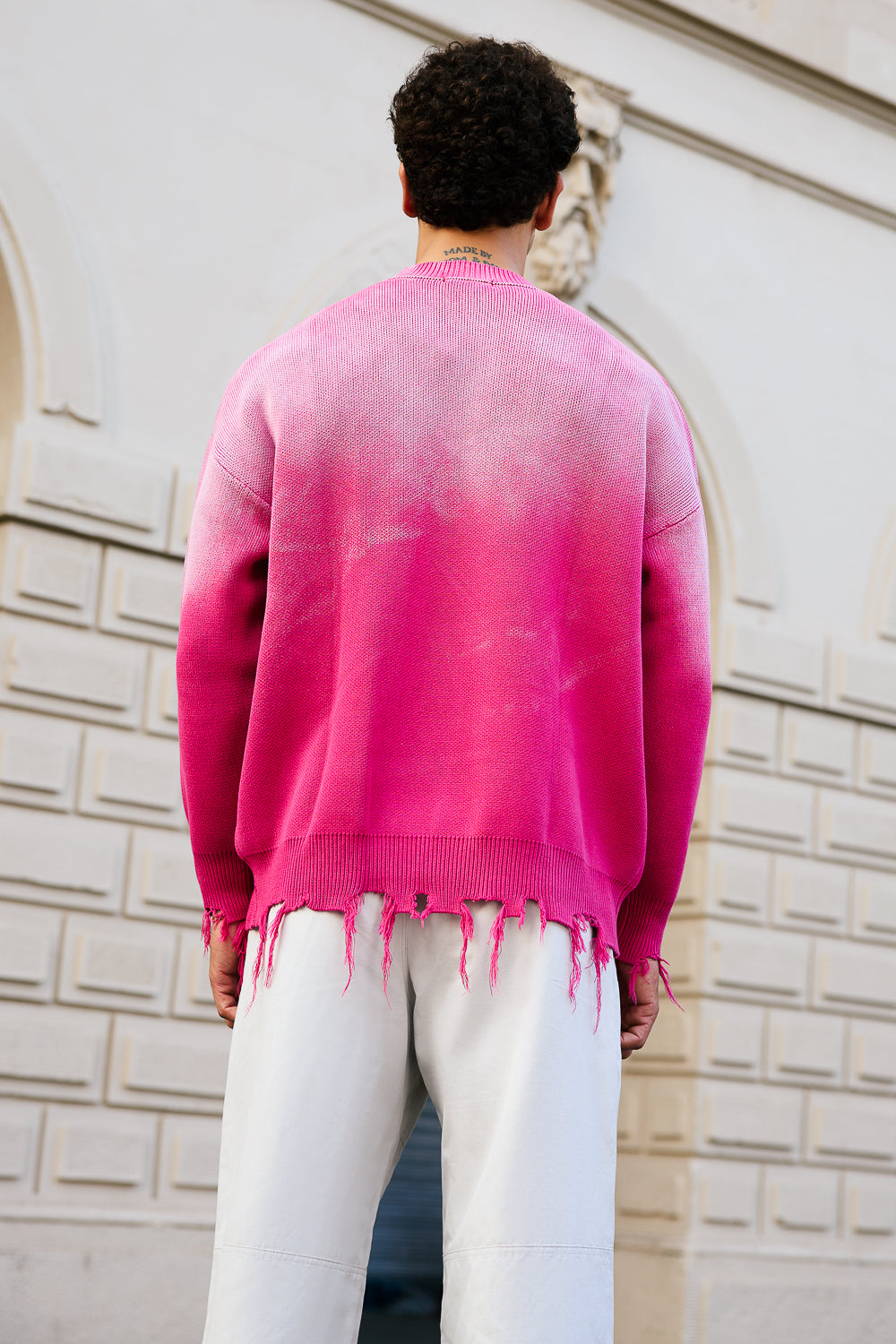 Men's Faded Pink Jumper