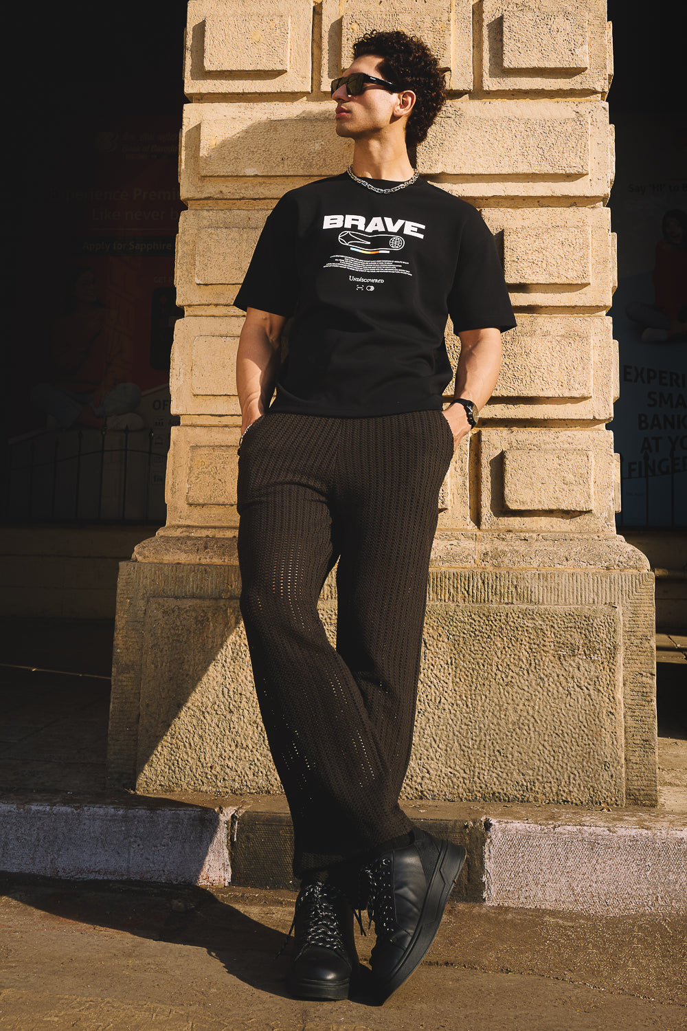 Men's Brave Black Tee