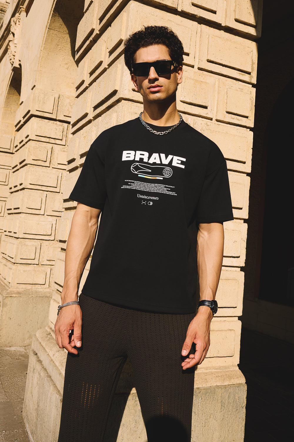 Men's Brave Black Tee