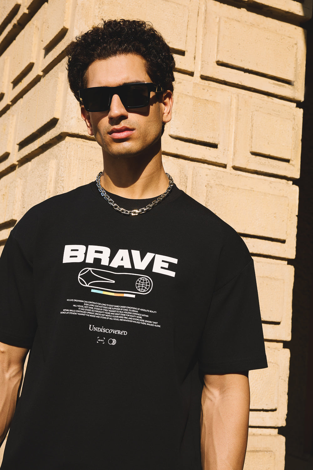 Men's Brave Black Tee