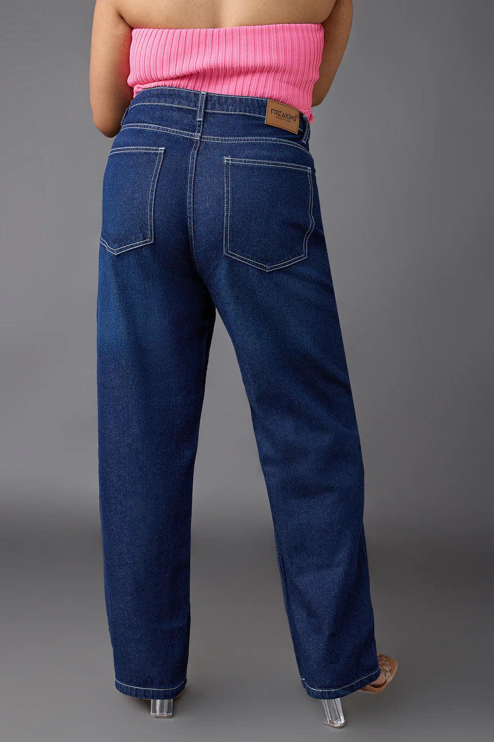 Curve Timeless Blue Straight Jeans