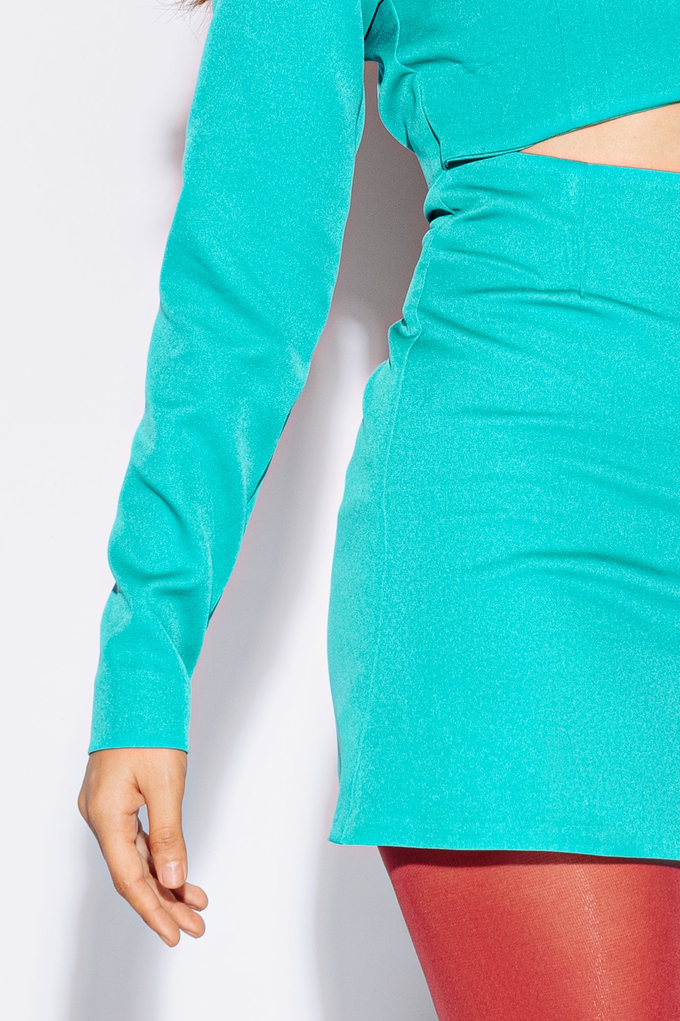 Kim's Green Blazer Dress