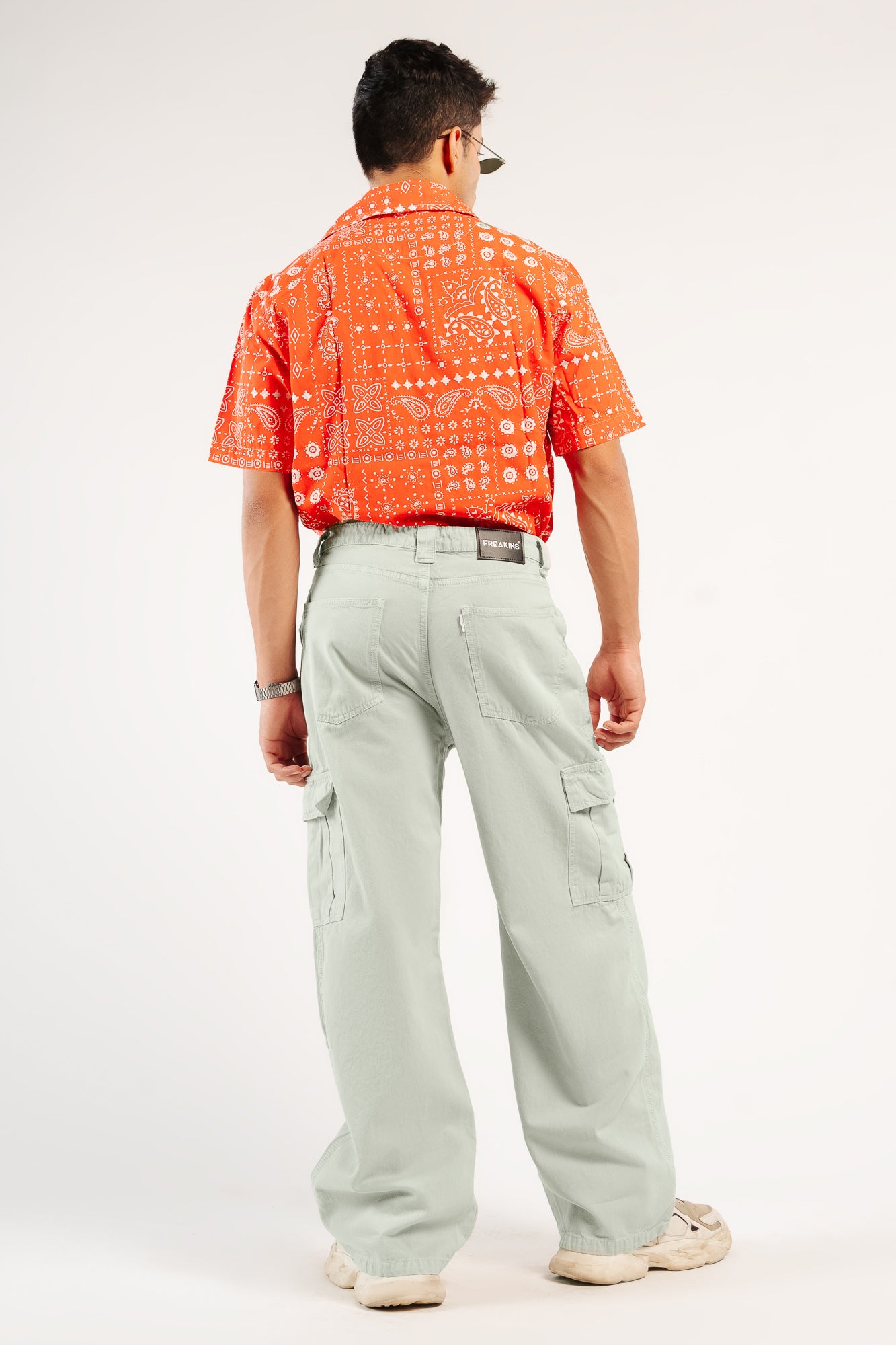 Sage Men's Straight Cargo Jeans