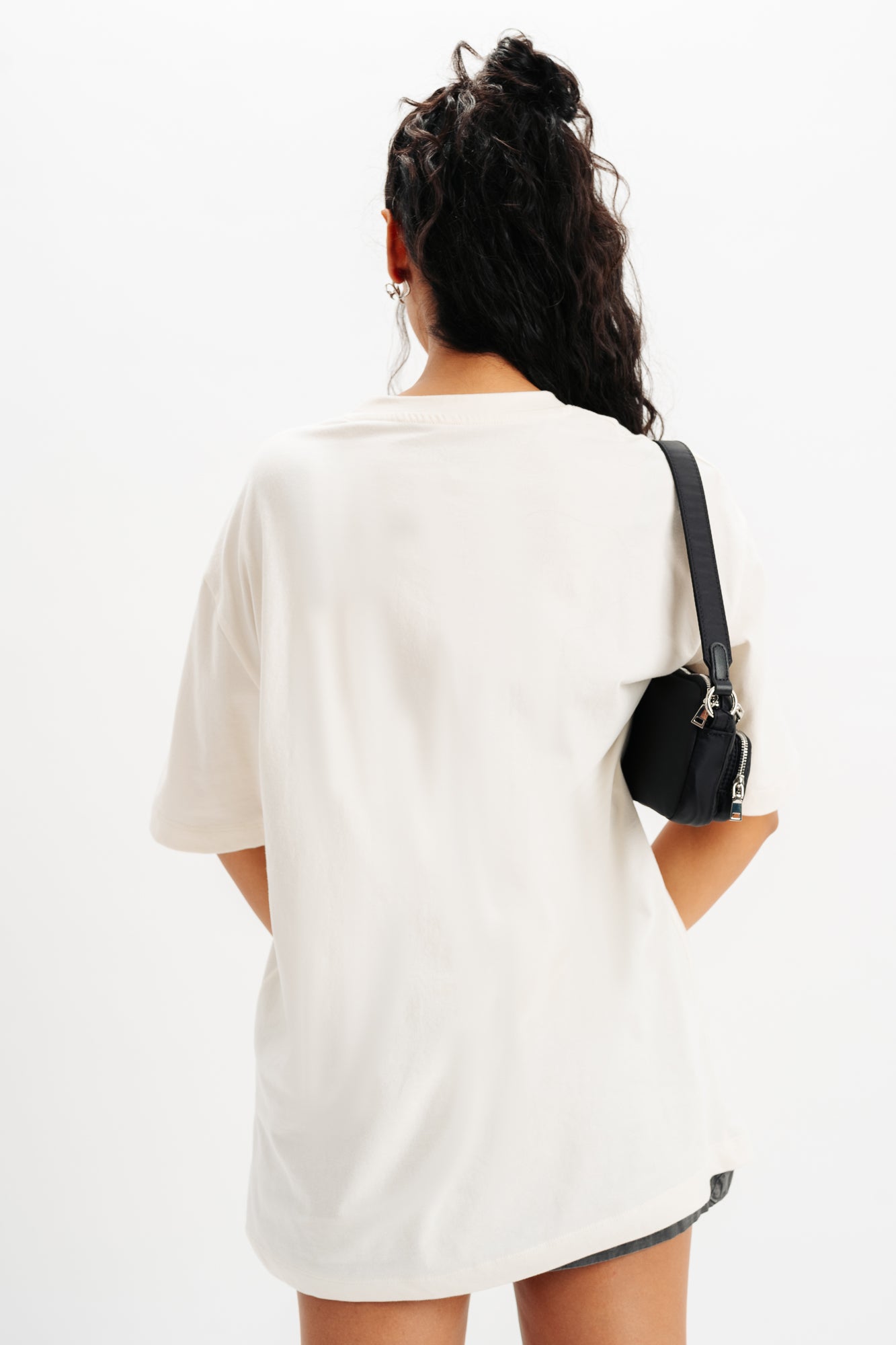 White Imma Keeper Oversized Tees