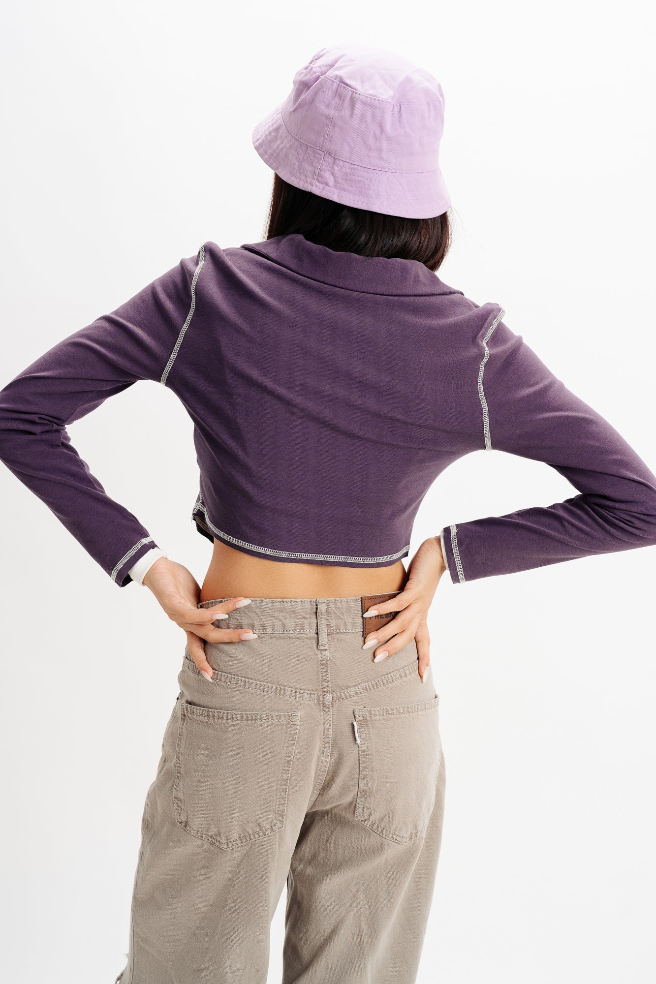 Purple Full Sleeves Top