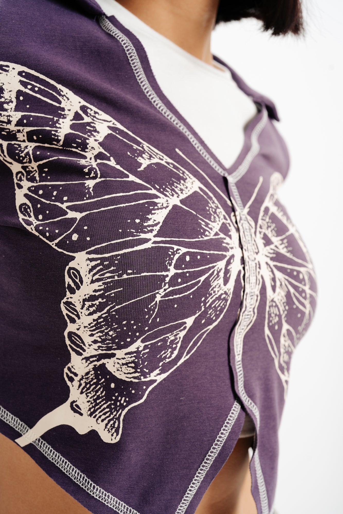 Purple Full Sleeves Top