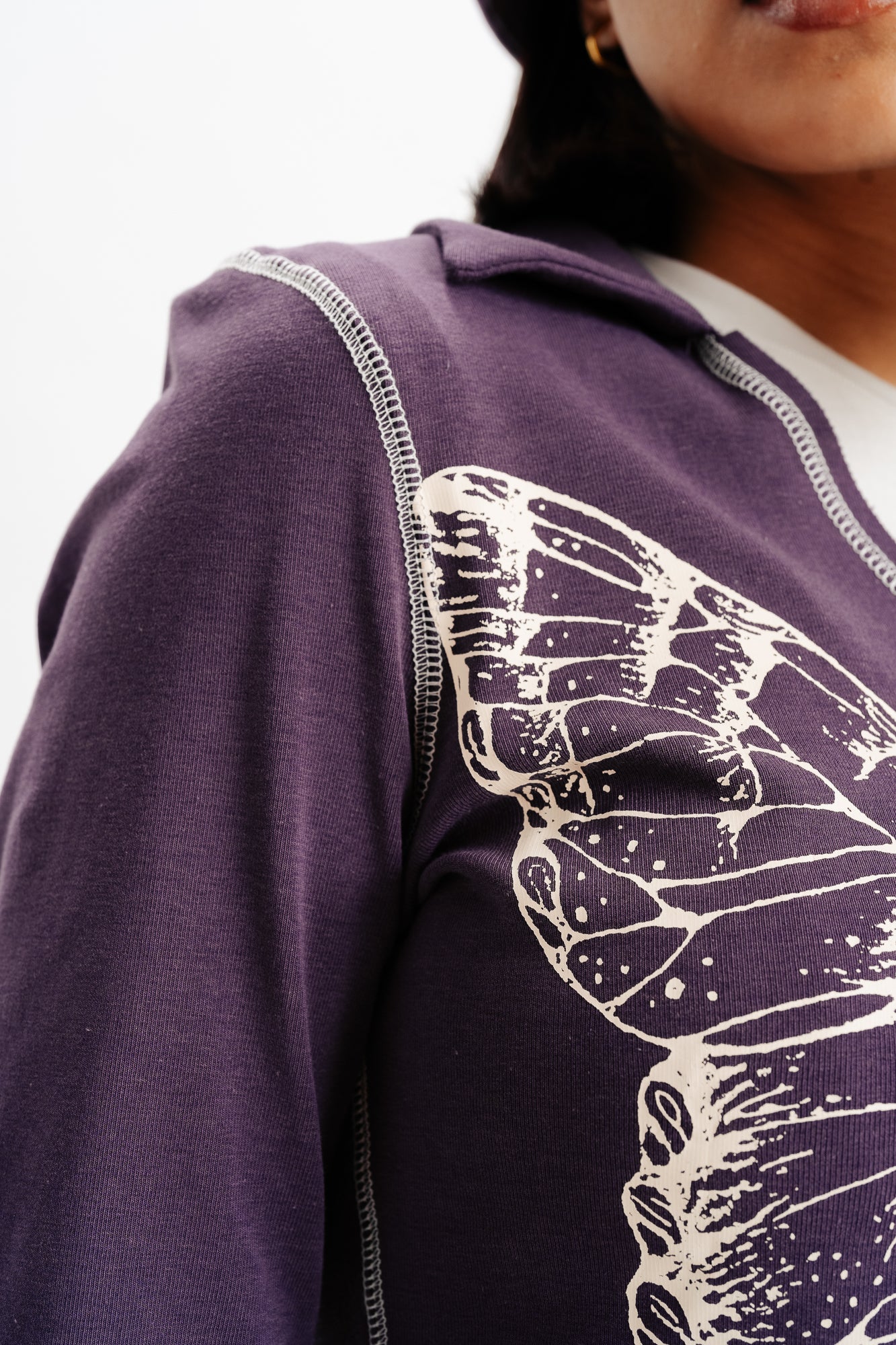 Purple Full Sleeves Top