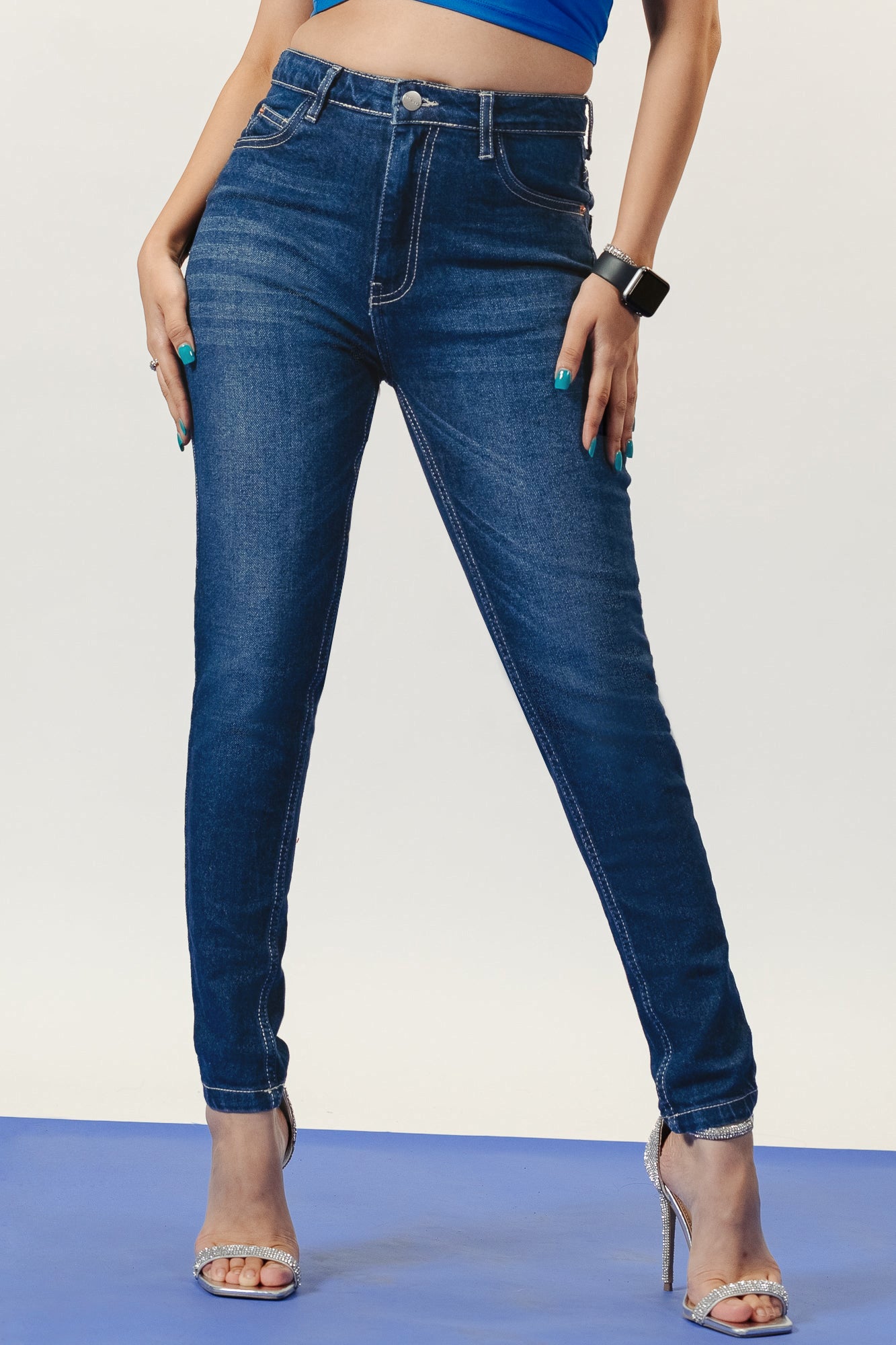 Curve Indigo Skinny Jeans