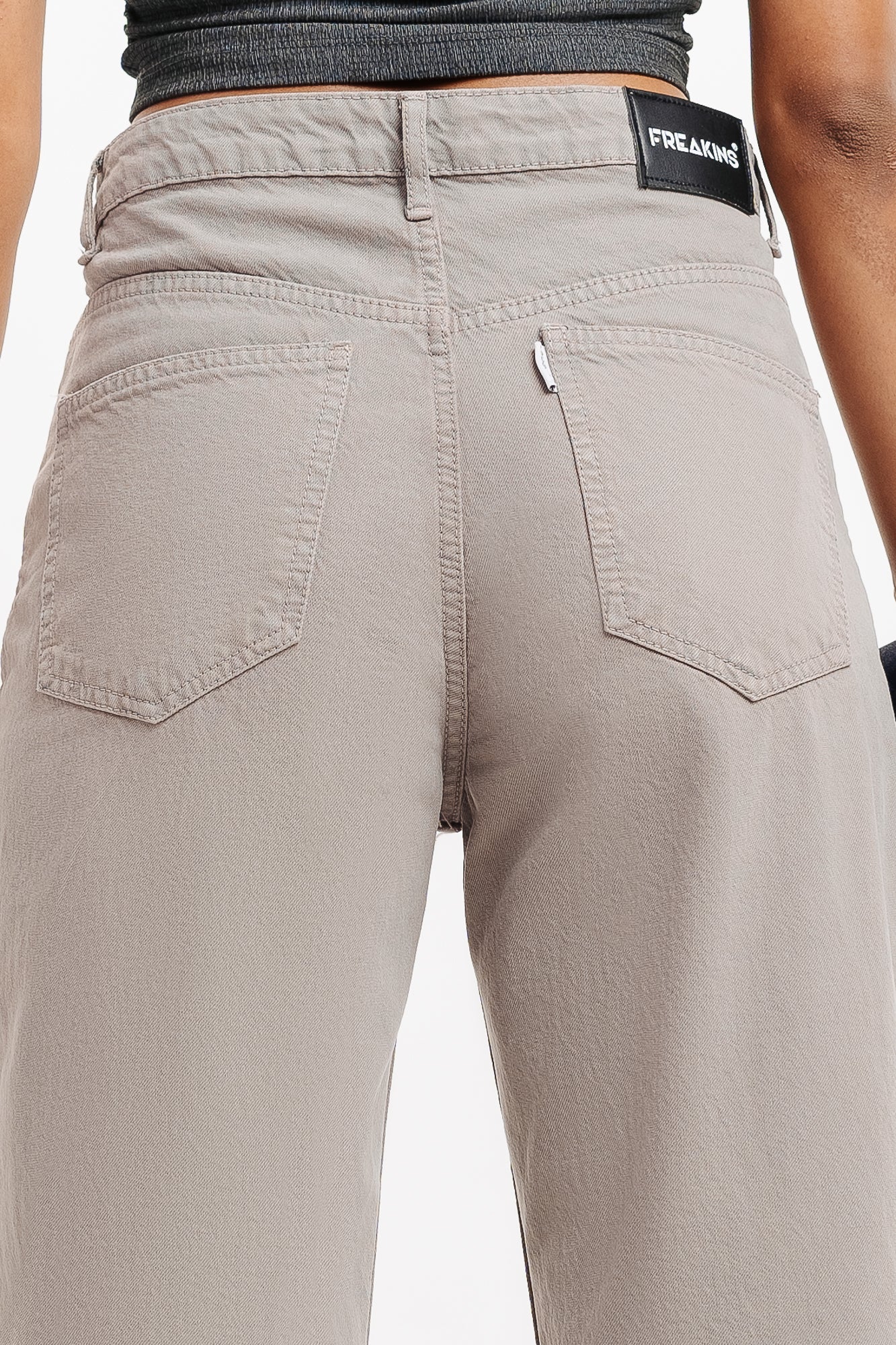 Grey Women's Wide Jeans