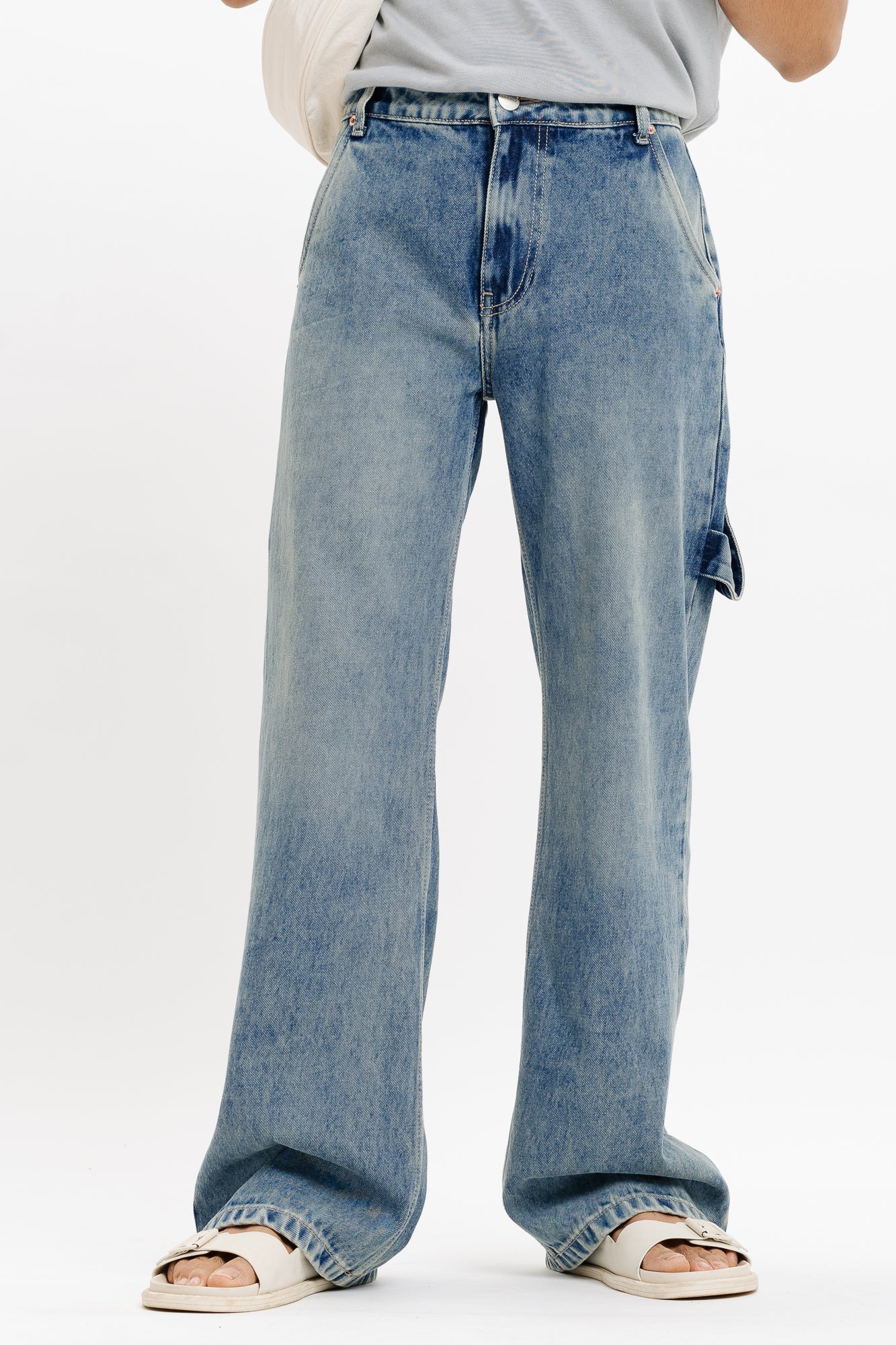 Blue Men's Straight Jeans