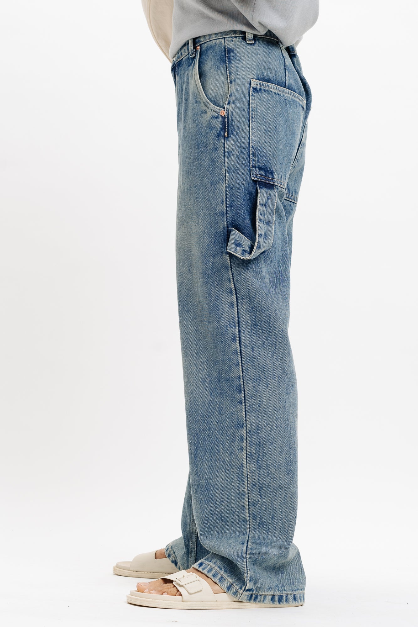 Blue Men's Straight Jeans