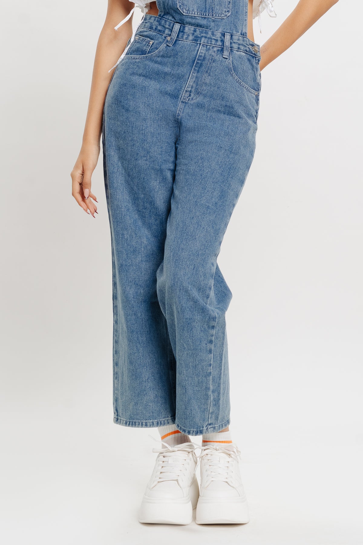 Denim Straight Fit Dungaree