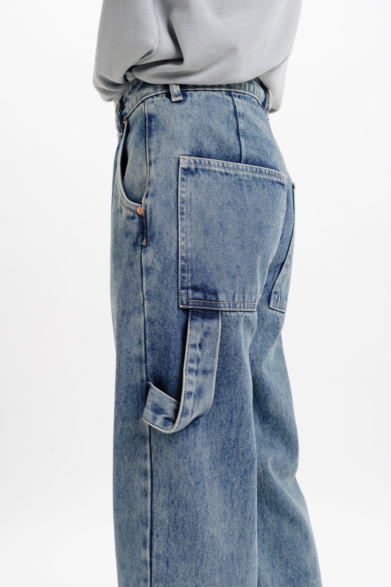 Blue Men's Straight Jeans