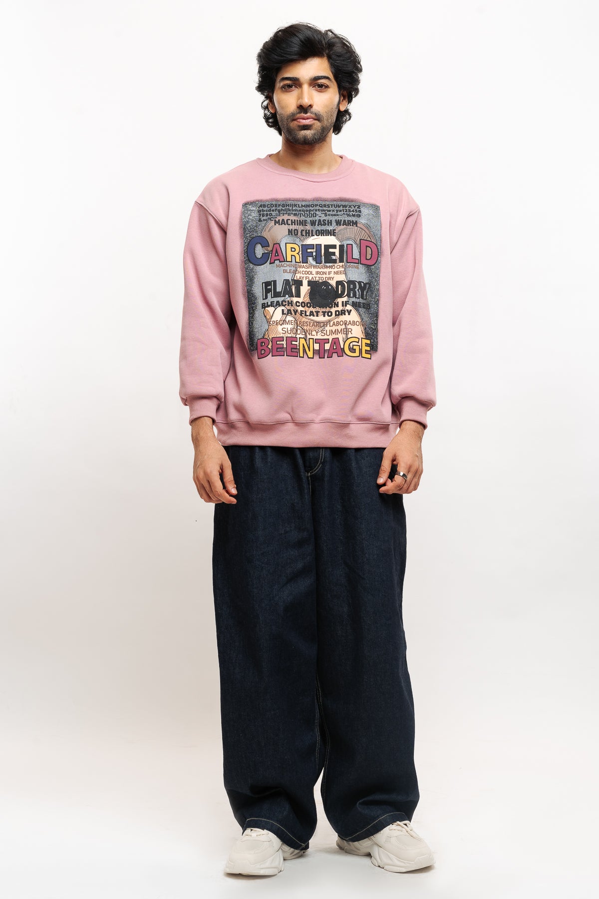 Men's Carfieild Pink Sweatshirt