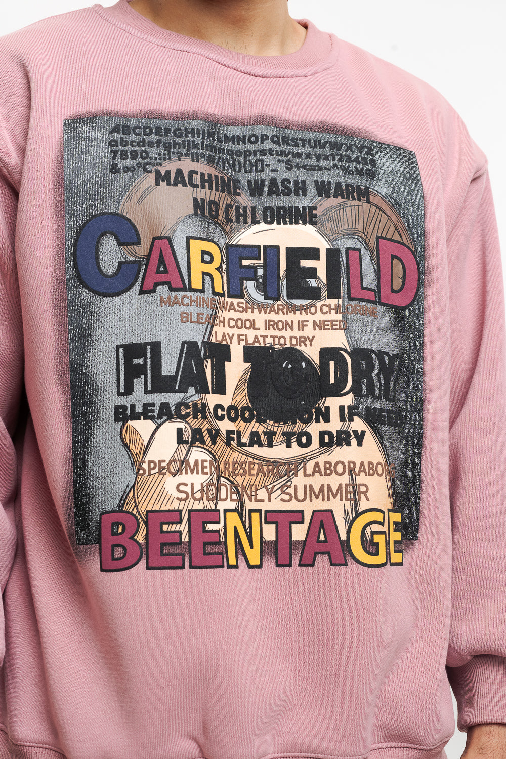 Men's Carfieild Pink Sweatshirt