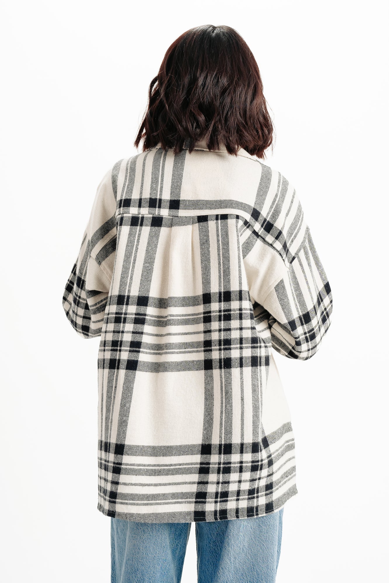 Twill Black And White Shirt