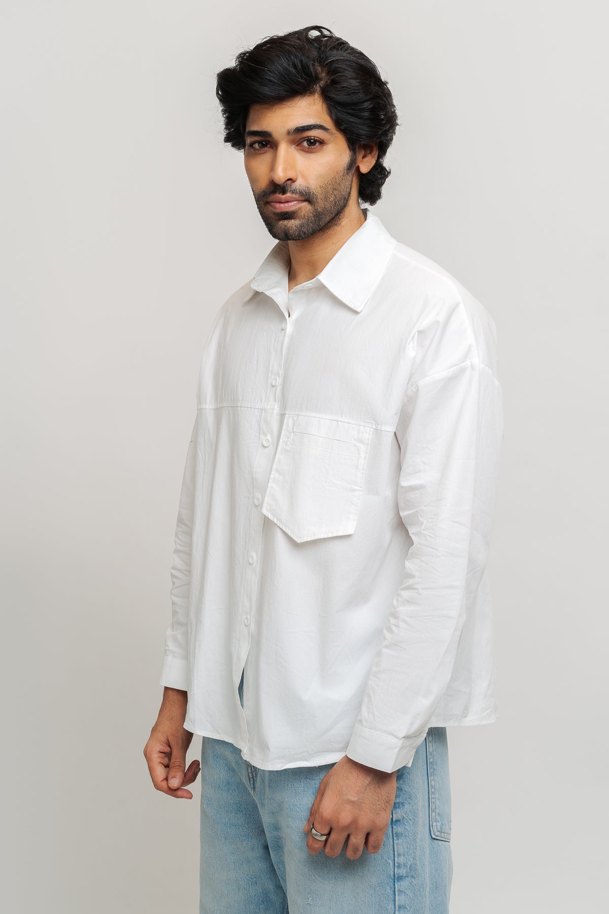 Men's Pink Vested Shirt With Tie