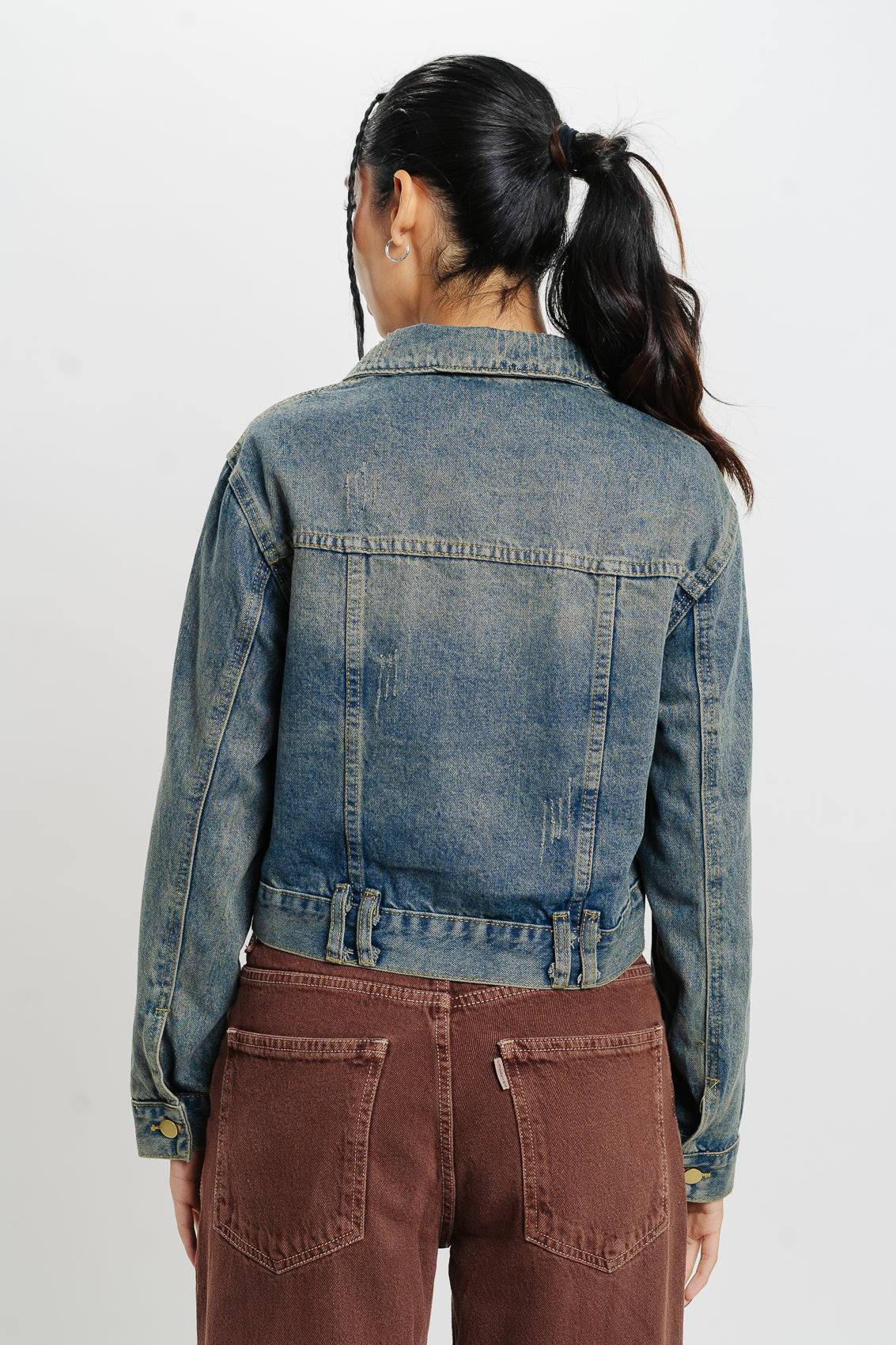 Tinted Regular Fit Denim Jacket