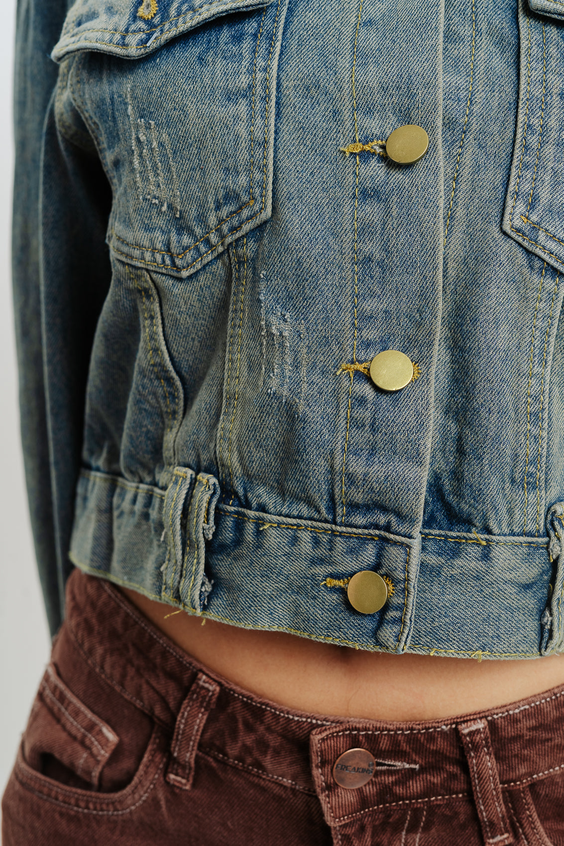 Tinted Regular Fit Denim Jacket