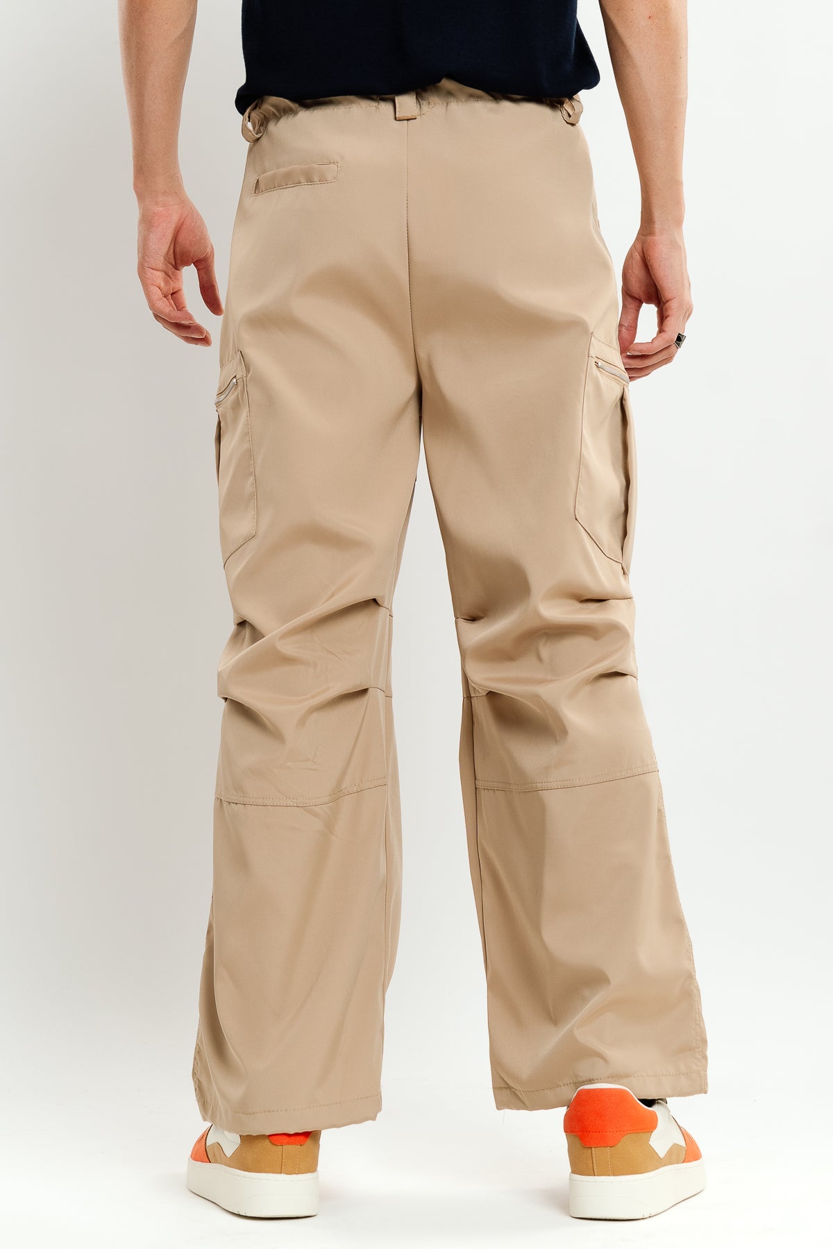 Men's Khaki Parachute Cargo Pant