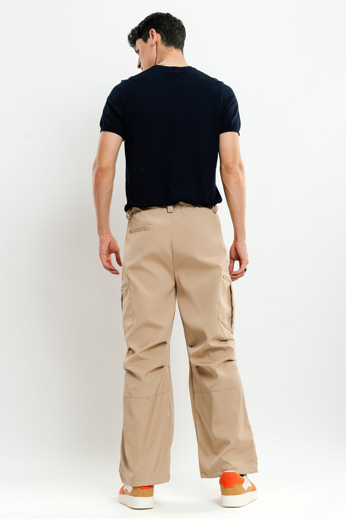 Men's Khaki Parachute Cargo Pant