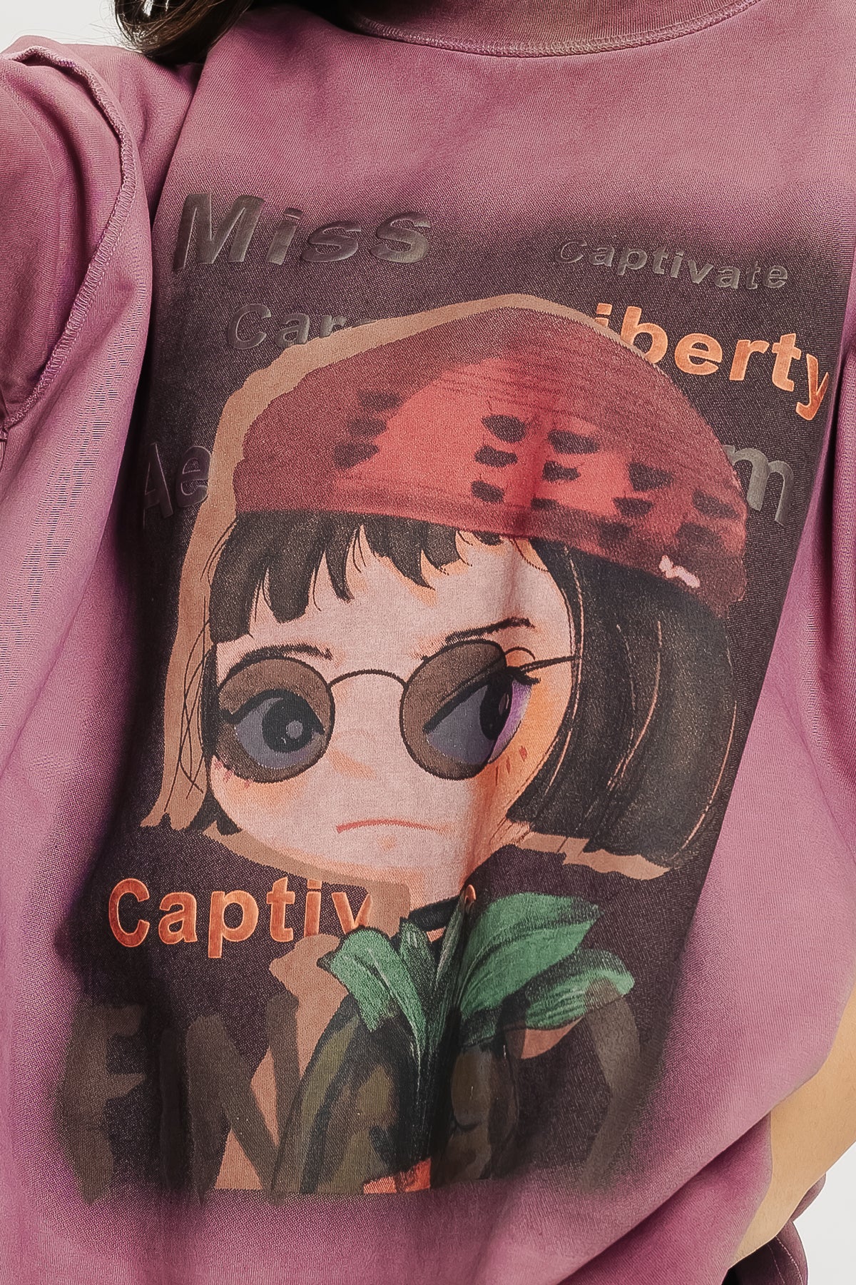 Purple Graphic T-Shirt