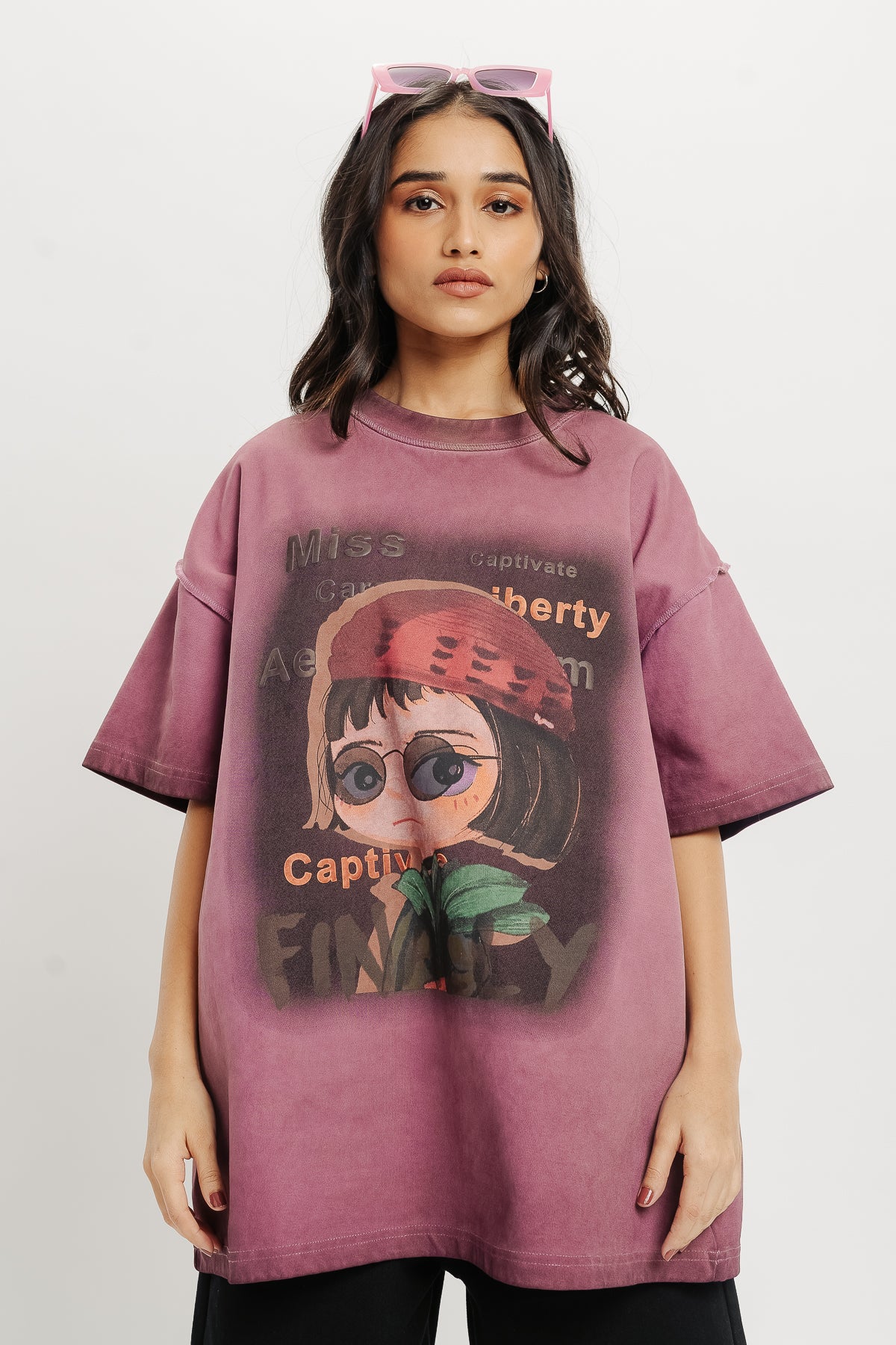 Purple Graphic T-Shirt