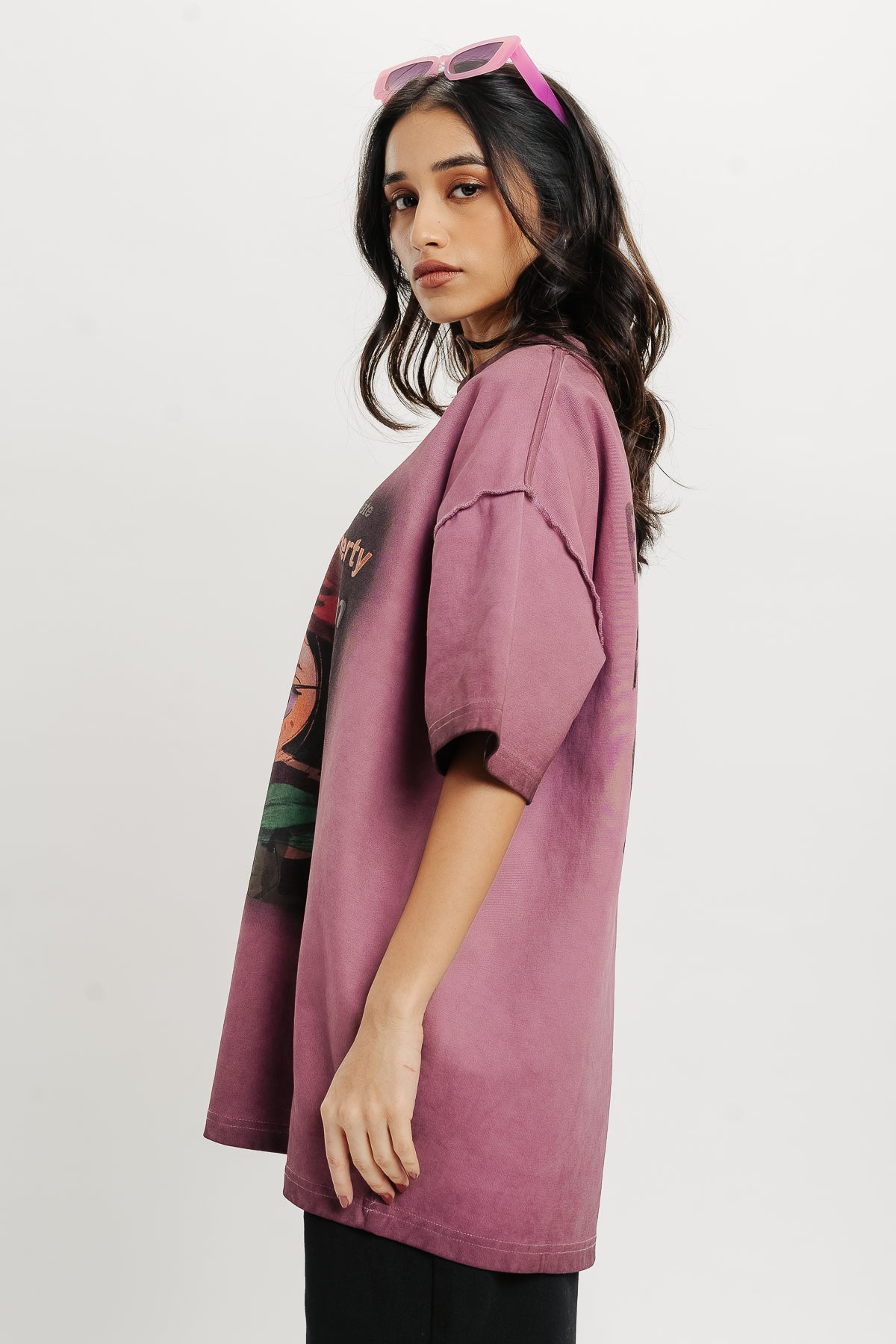 Purple Graphic T-Shirt