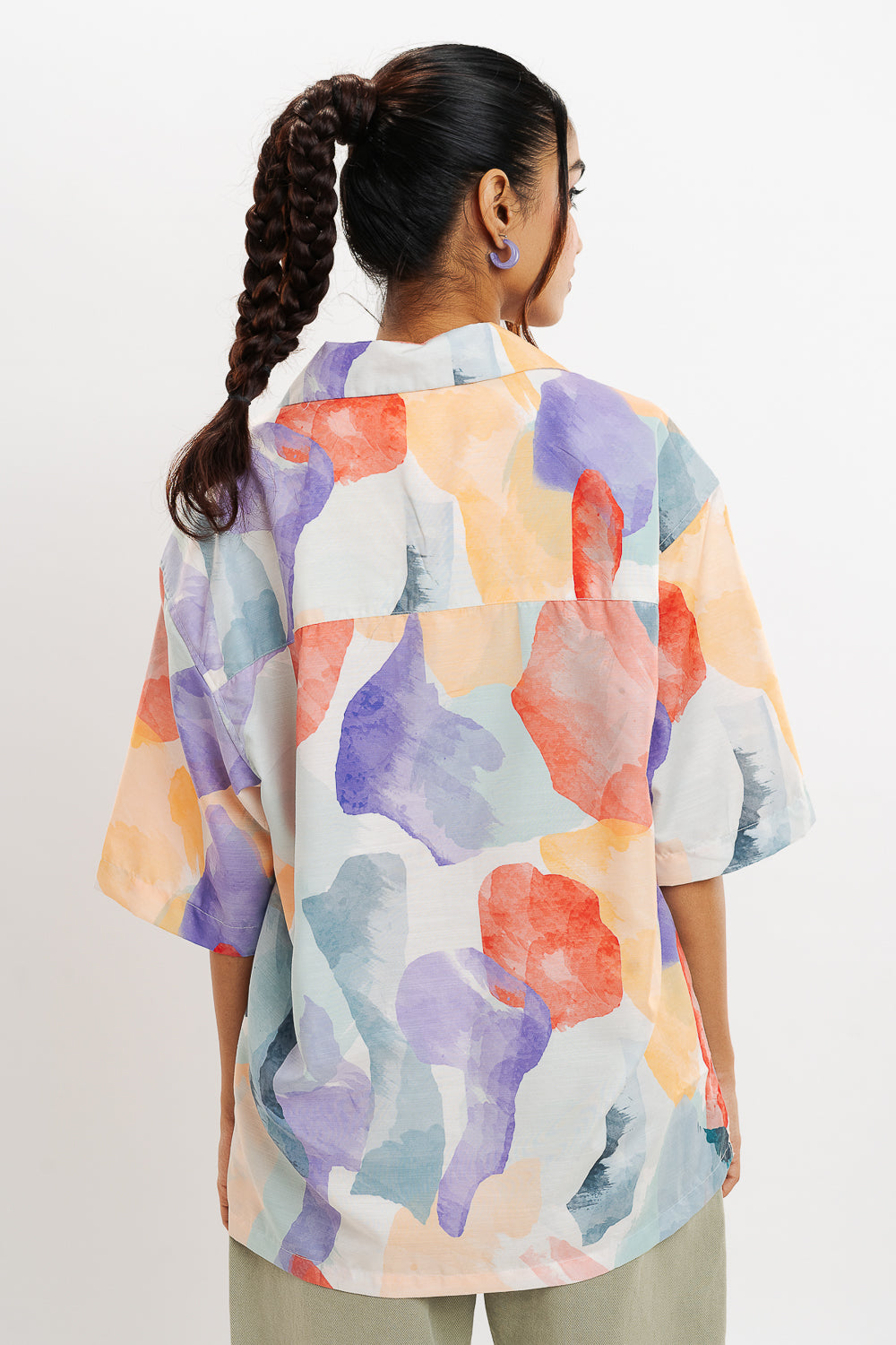 Tooti Frooti Print Women's Resort Shirt