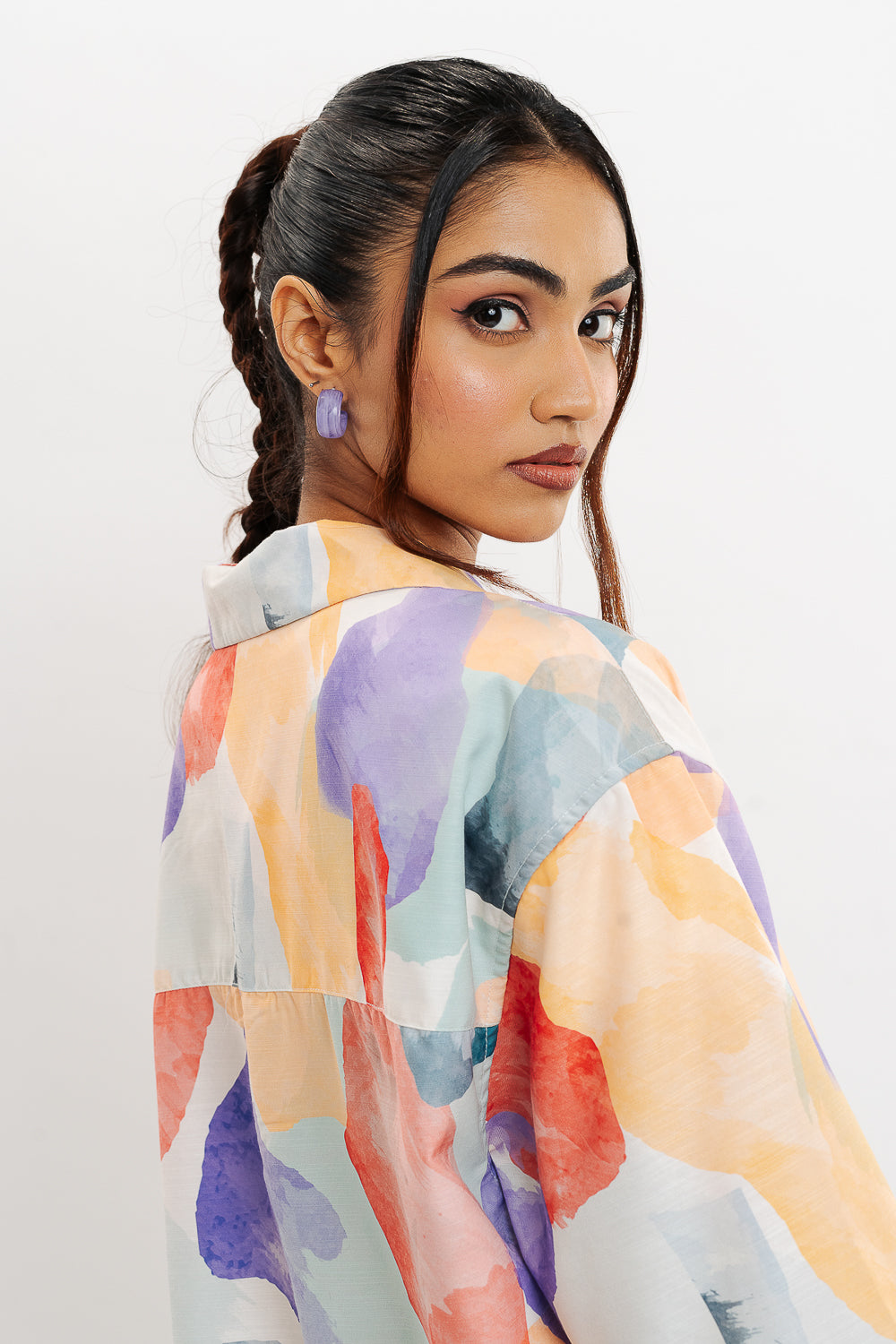 Tooti Frooti Print Women's Resort Shirt