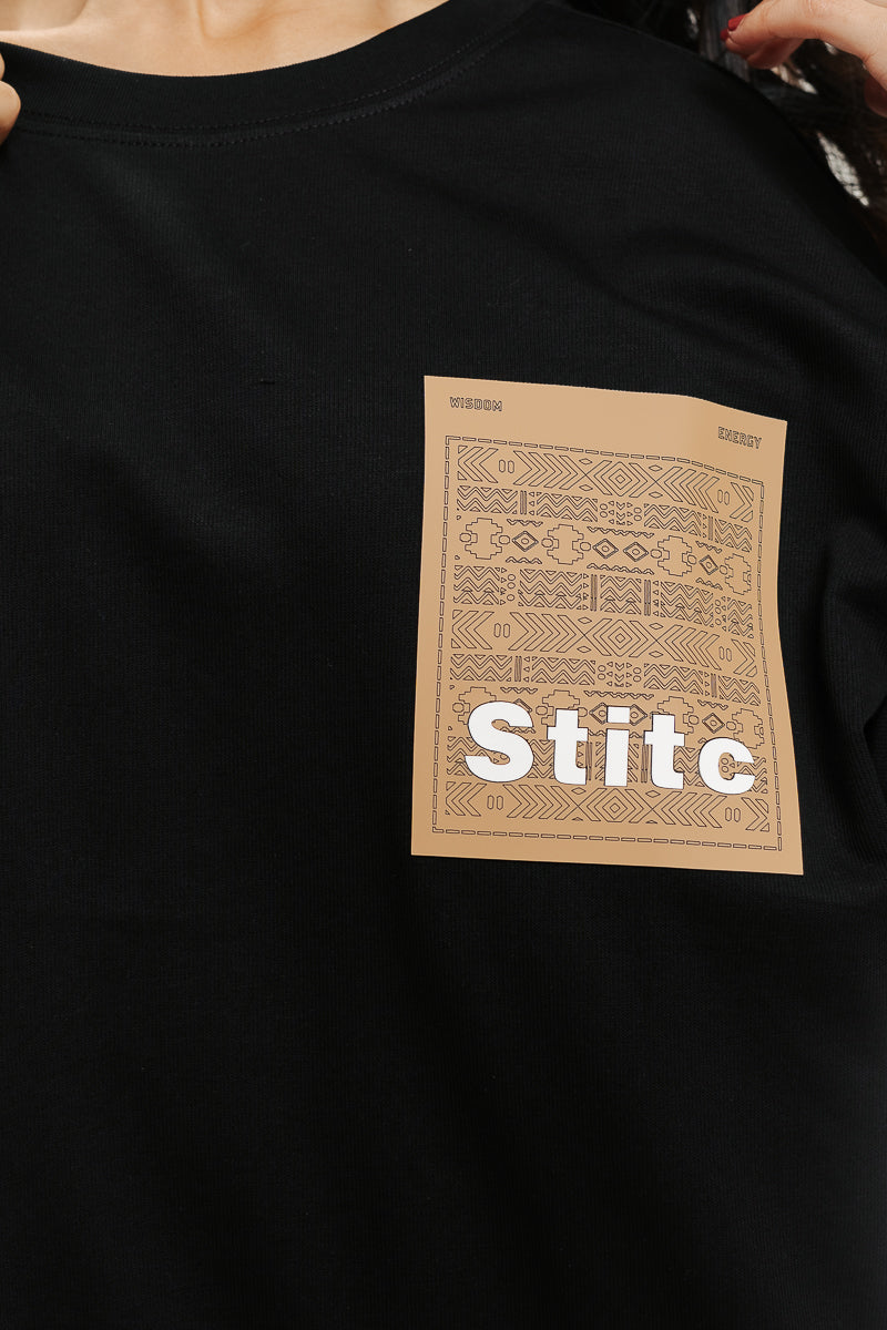 BROWN PATCH TEE