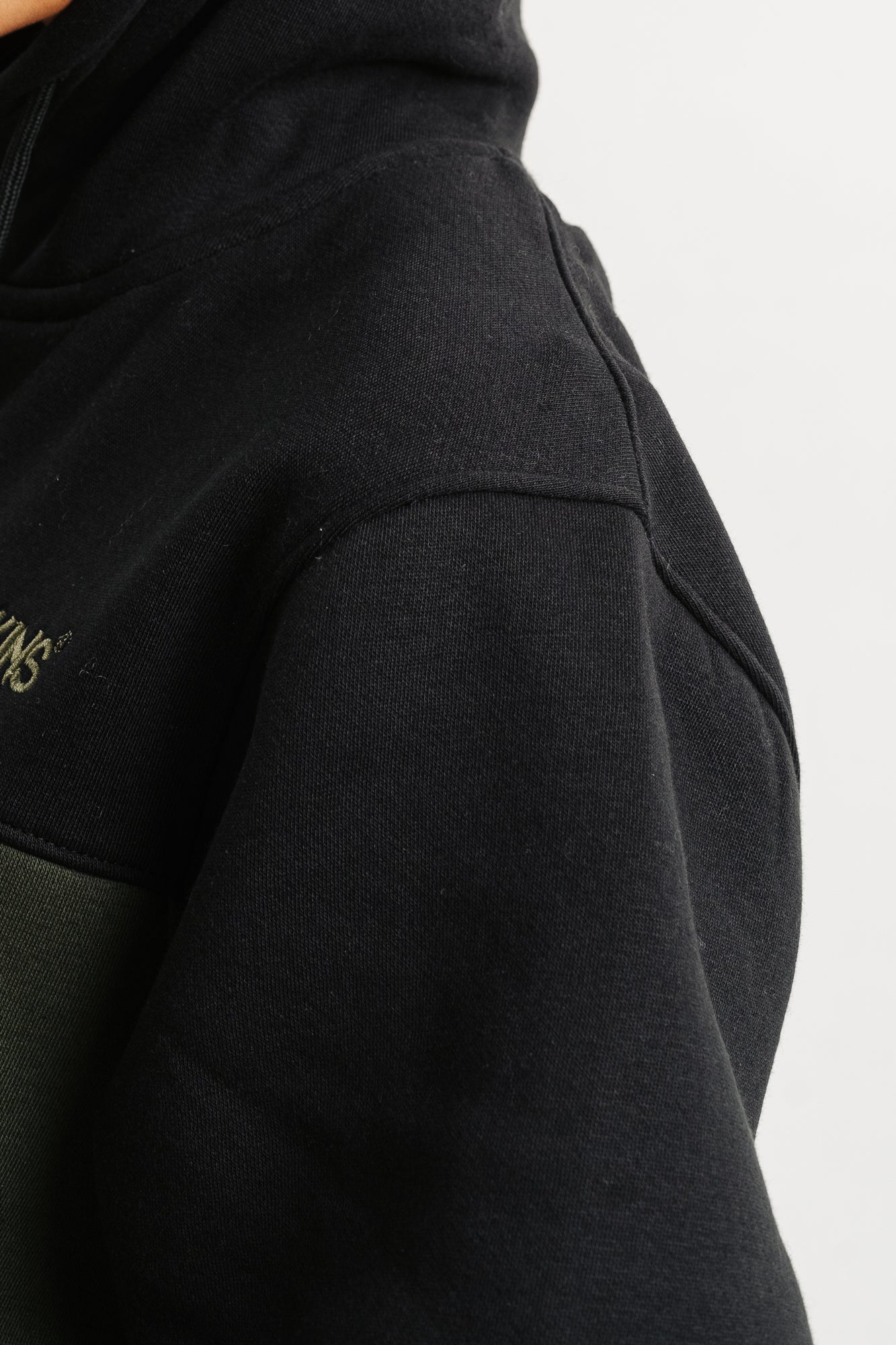 Olive Black Freakin Hoodie