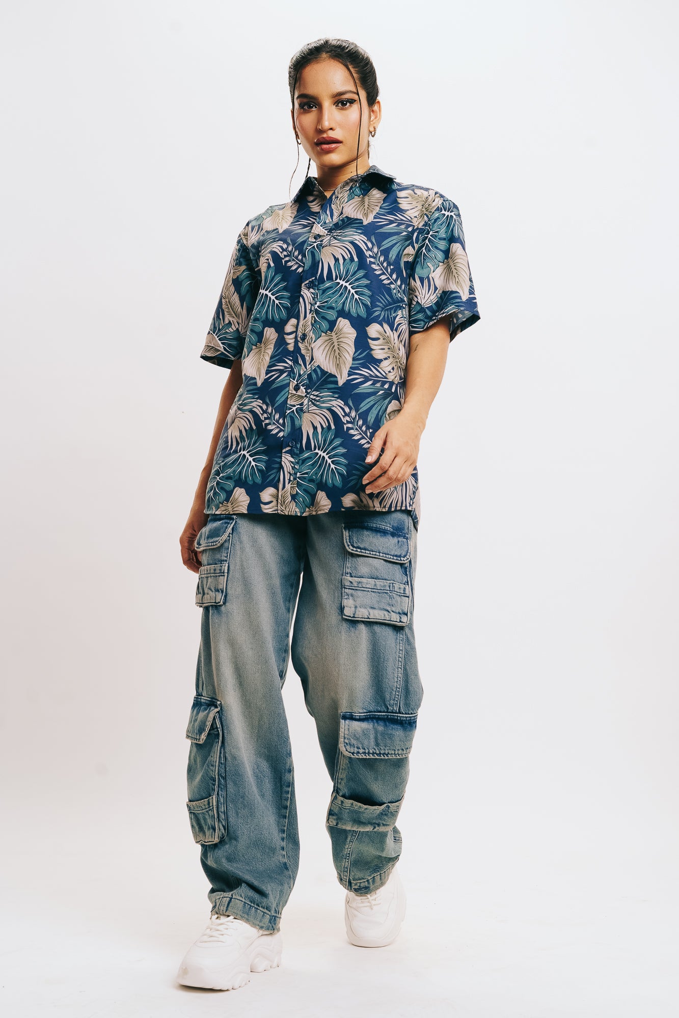 Women's Leaves Print Shirt