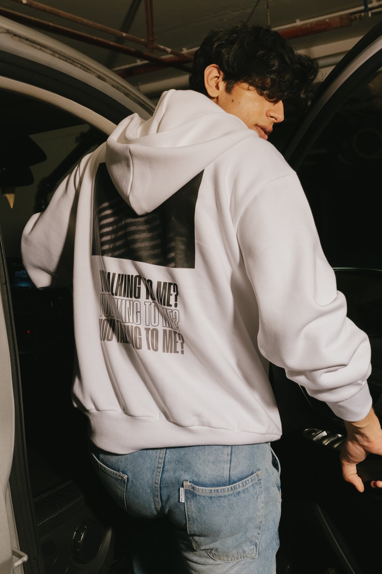 Men's Hope White Hoodie