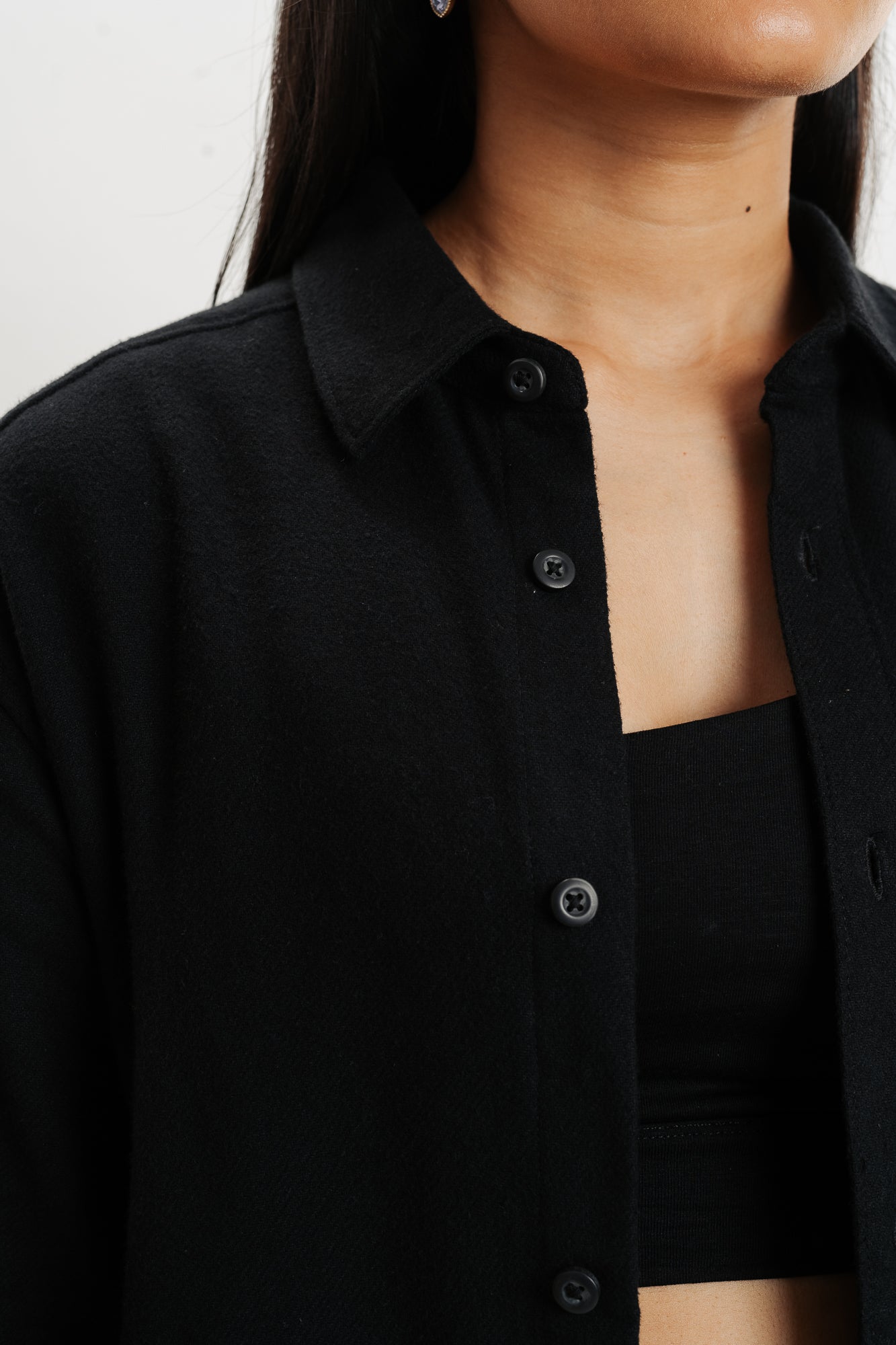 Washed Black Shirt