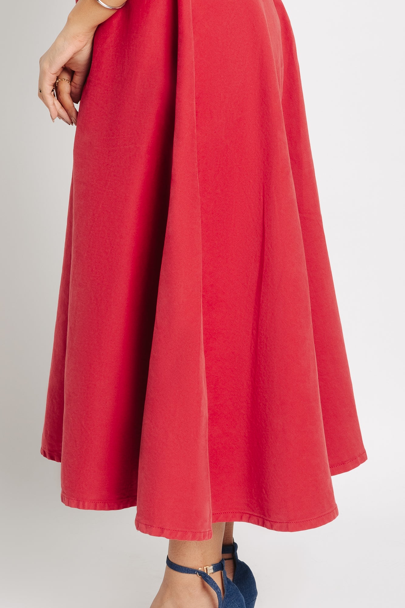 Princess Treatment Red Women's Long Fit and Flare Dress
