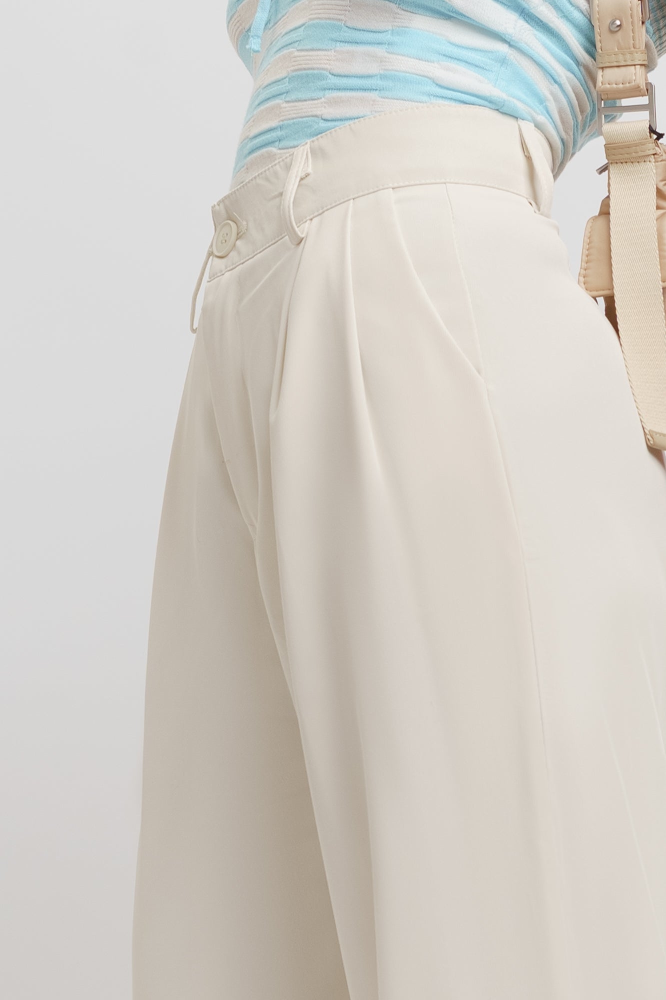 WHITE SOFT TROUSERS